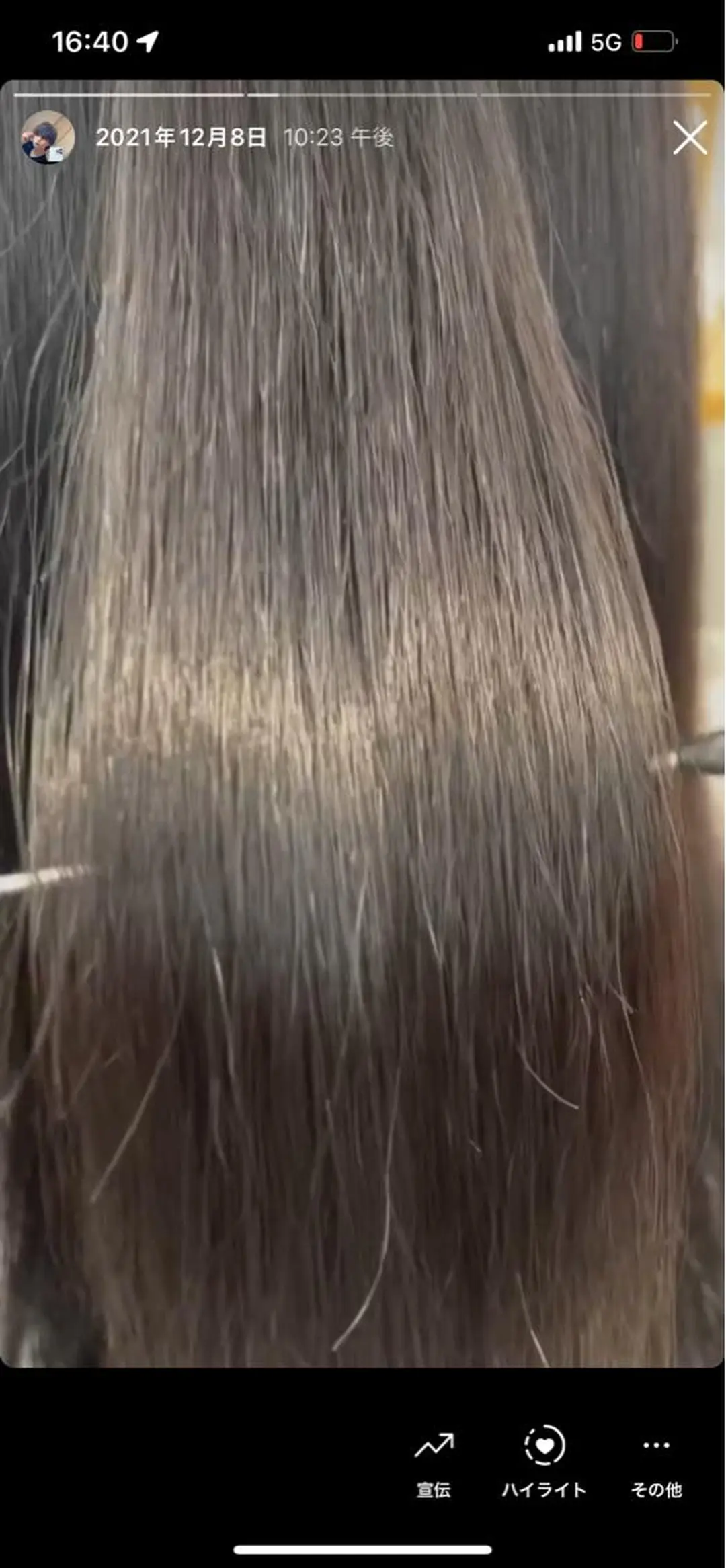 セミロング カラー 中顔面短縮 顔まわり新田大翔のヘアスタイル