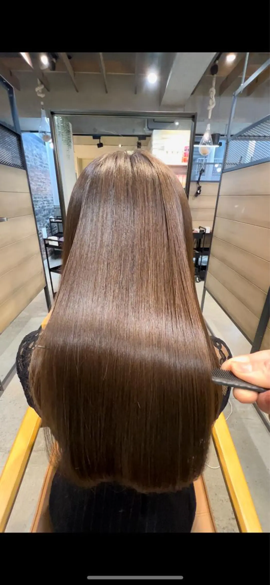 セミロング カラー 髪質改善 トリートメント 当日予約OK⭕️ 佐藤太一のヘアスタイル