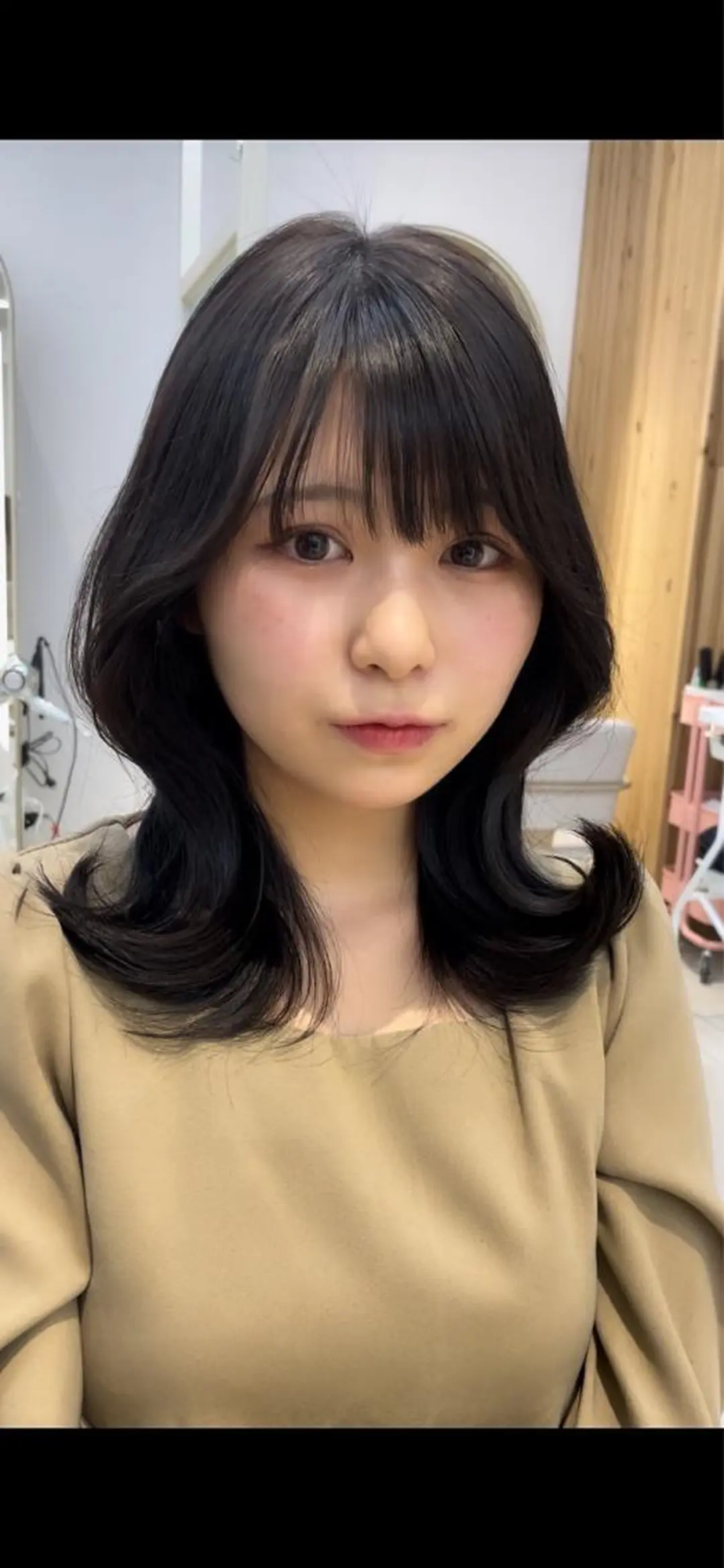 セミロング カラー カット ヘアカラー トリートメント レイヤー/顔周り /透明感/TAKUのヘアスタイル