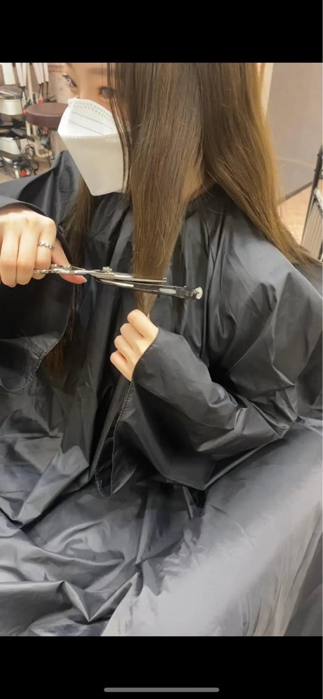 ミディアム カット ヘアカラー トリートメント ココロ☀️ CLUTCH天王寺店のヘアスタイル