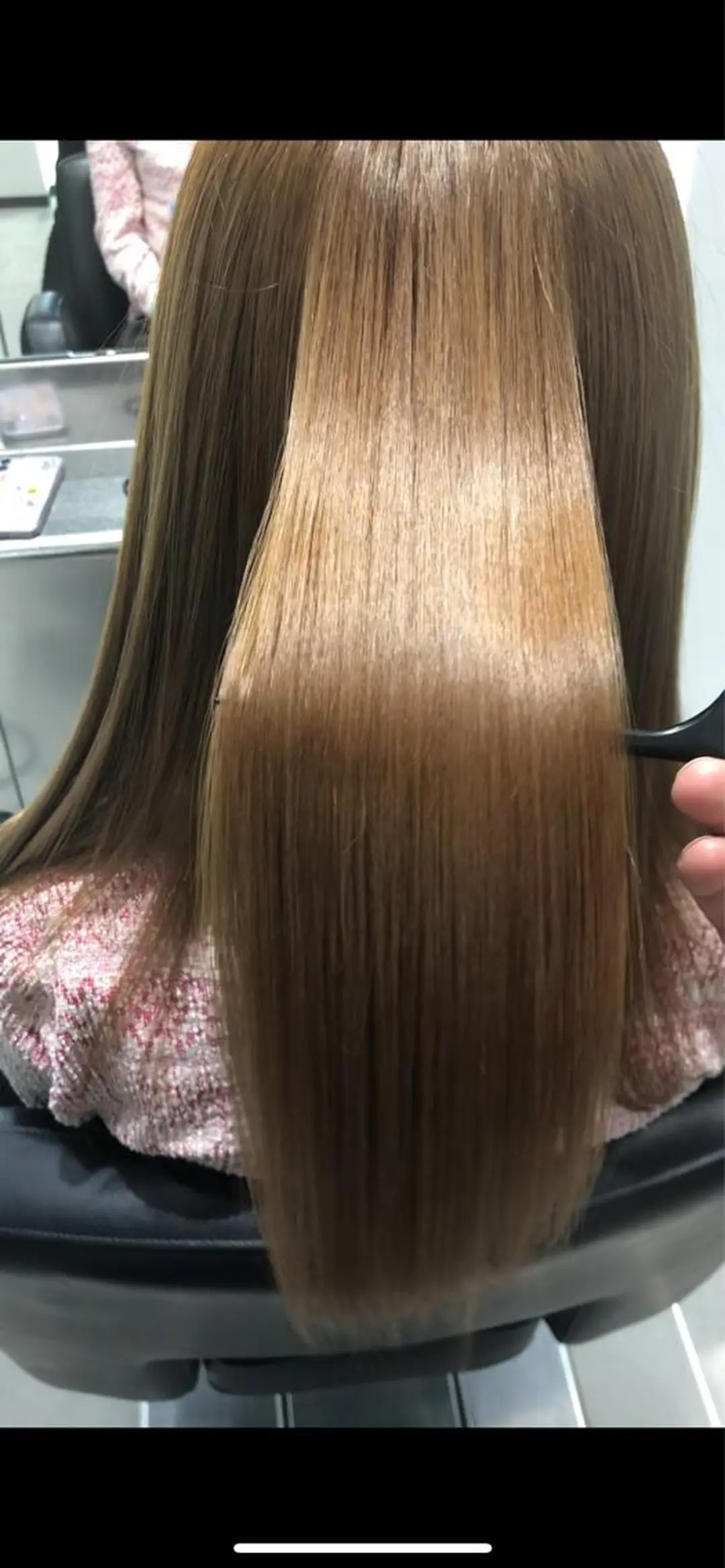 セミロング 髪質改善イノアカラー 富澤ショウタのヘアスタイル