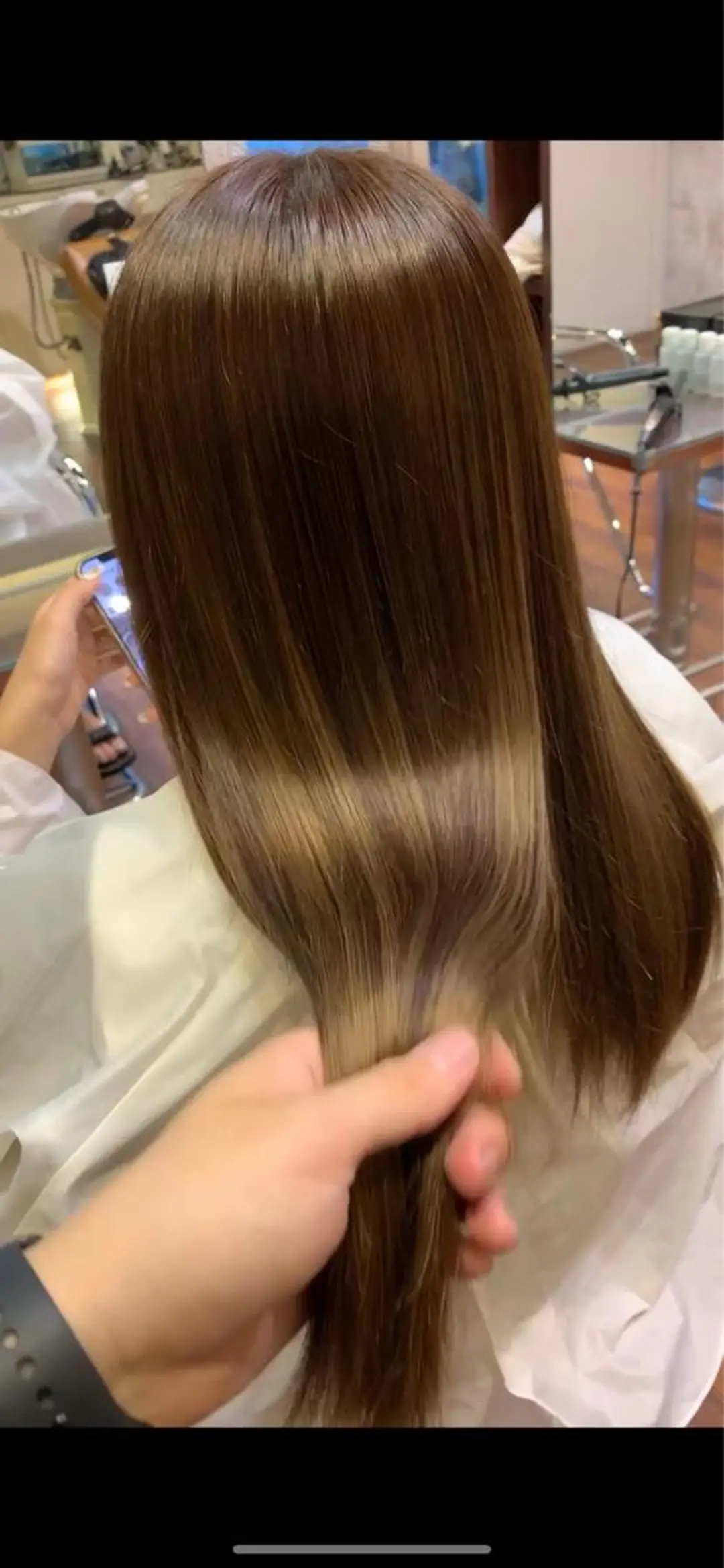 ロング カラー 吉野 武のヘアスタイル
