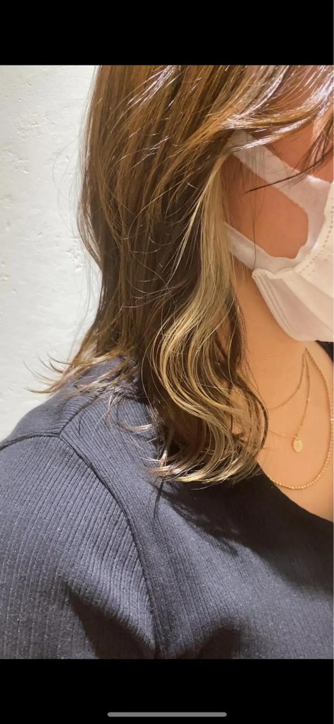 ミディアム 中村 莉子のヘアスタイル