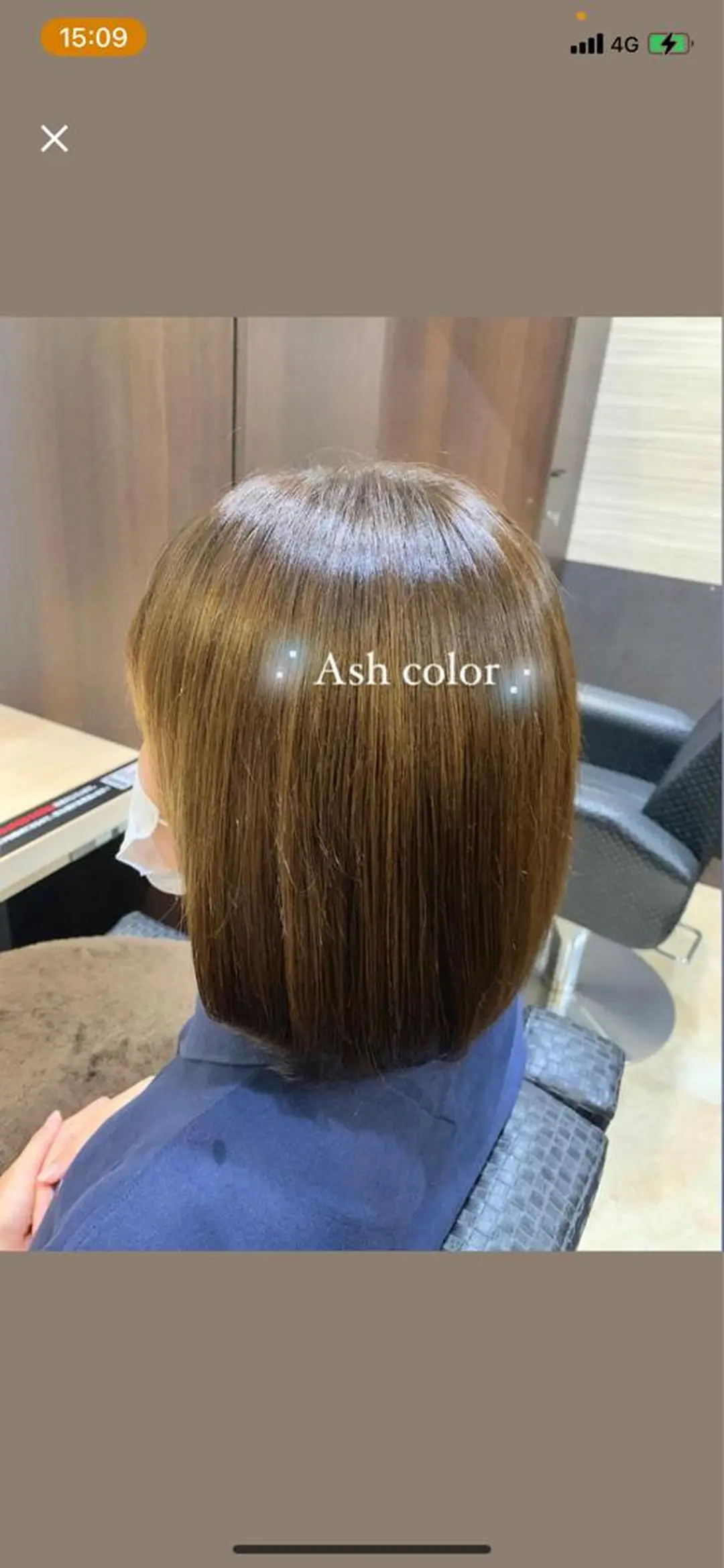 カラー アッシュ ブリーチ ブリーチなしカラー オレンジ ⭐️似合わせアップ ⭐️並木奏絵のヘアスタイル