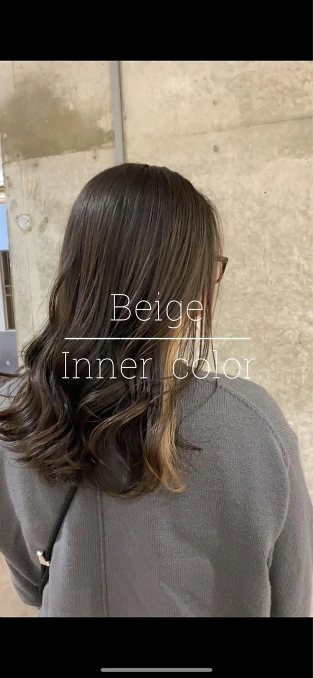 ミディアム カラー ベージュカラー ブリーチ 齋藤 椋哉のヘアスタイル