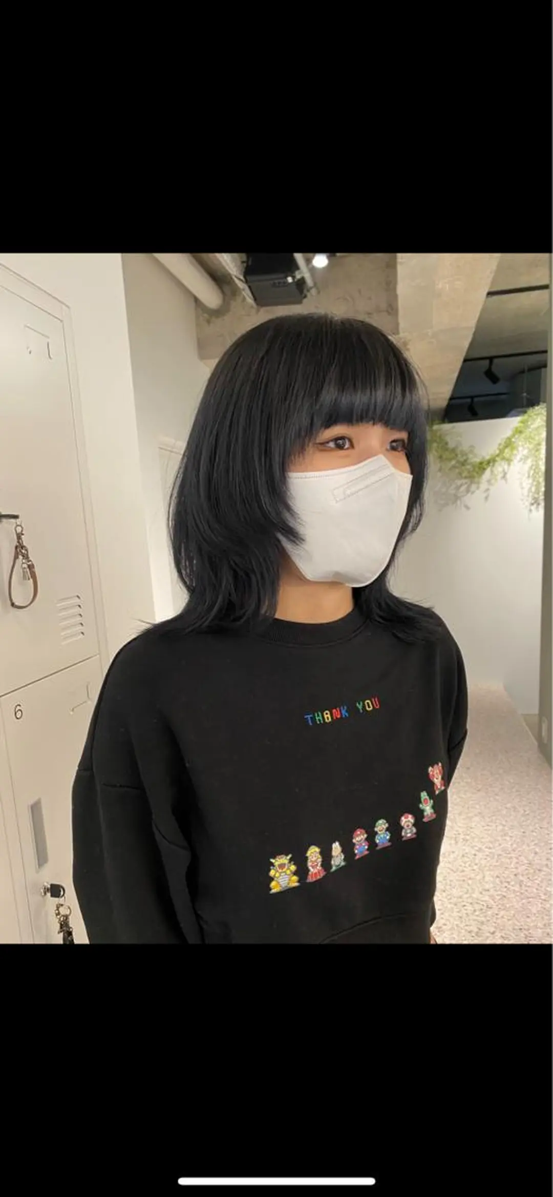 ミディアム レディースモデル カット/中川翔太のヘアスタイル