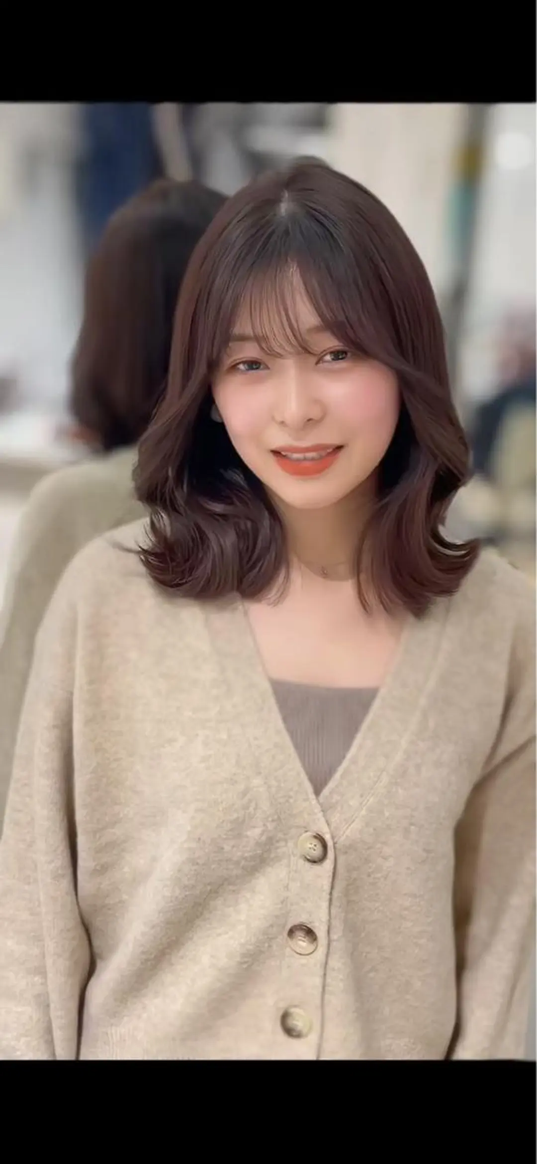 ミディアム くびれヘア 韓国風ヘア 髪質改善/レイヤー/ ショート/koshiのヘアスタイル