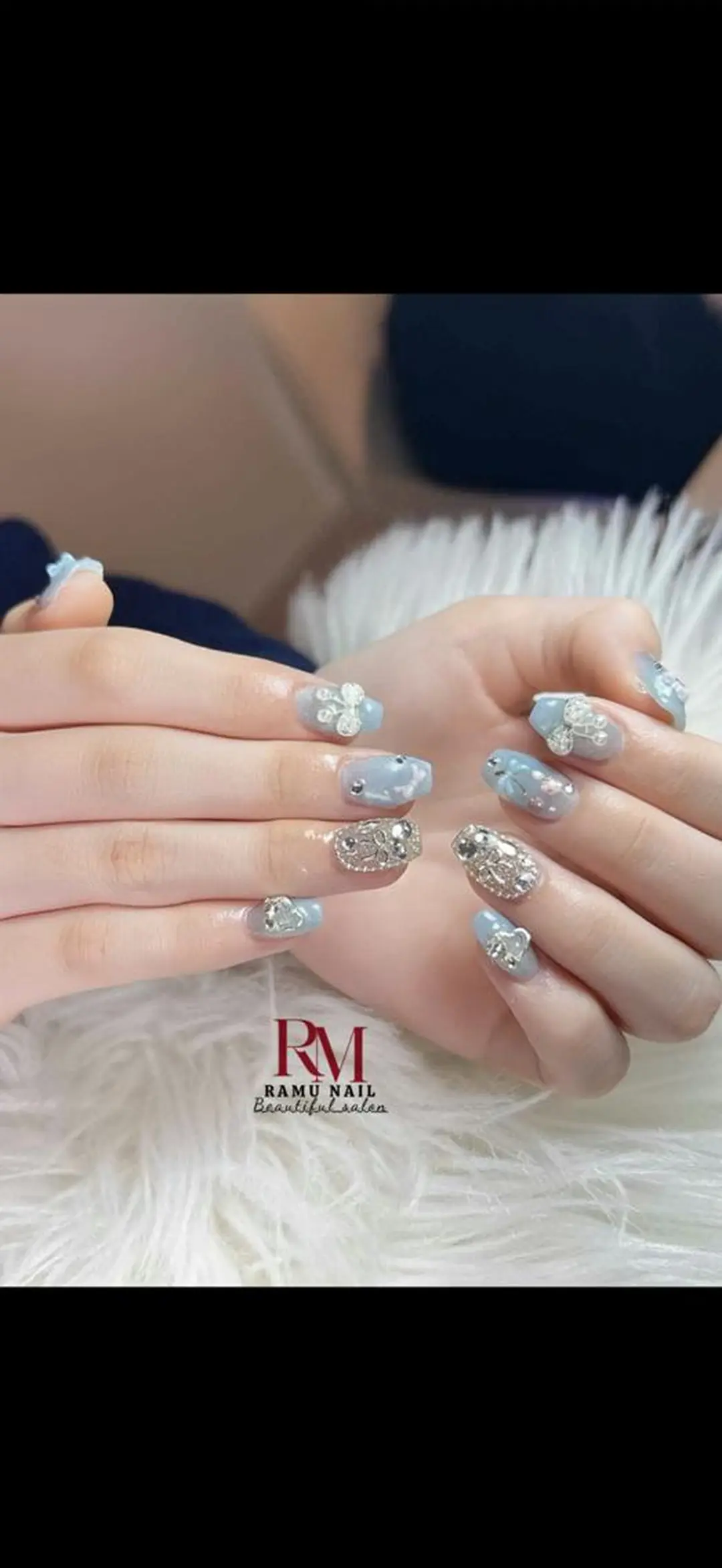 ネイル アートネイル チークネイル 長さ出し フレンチネイル グラデーション ハンドネイル YURI Chanのネイルデザイン