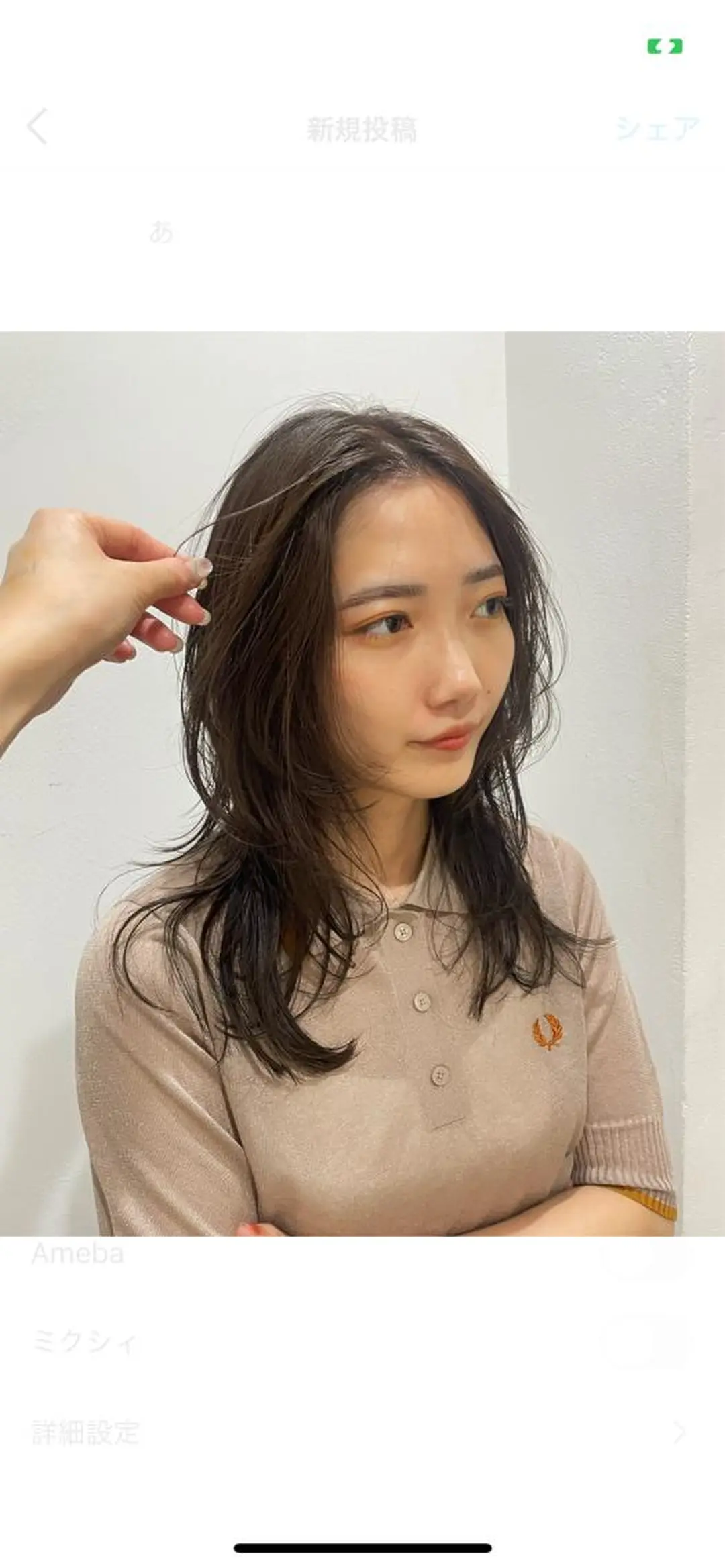 ミディアム レイヤーカット HIBIKI/原宿 ハッシュカット🪄のヘアスタイル