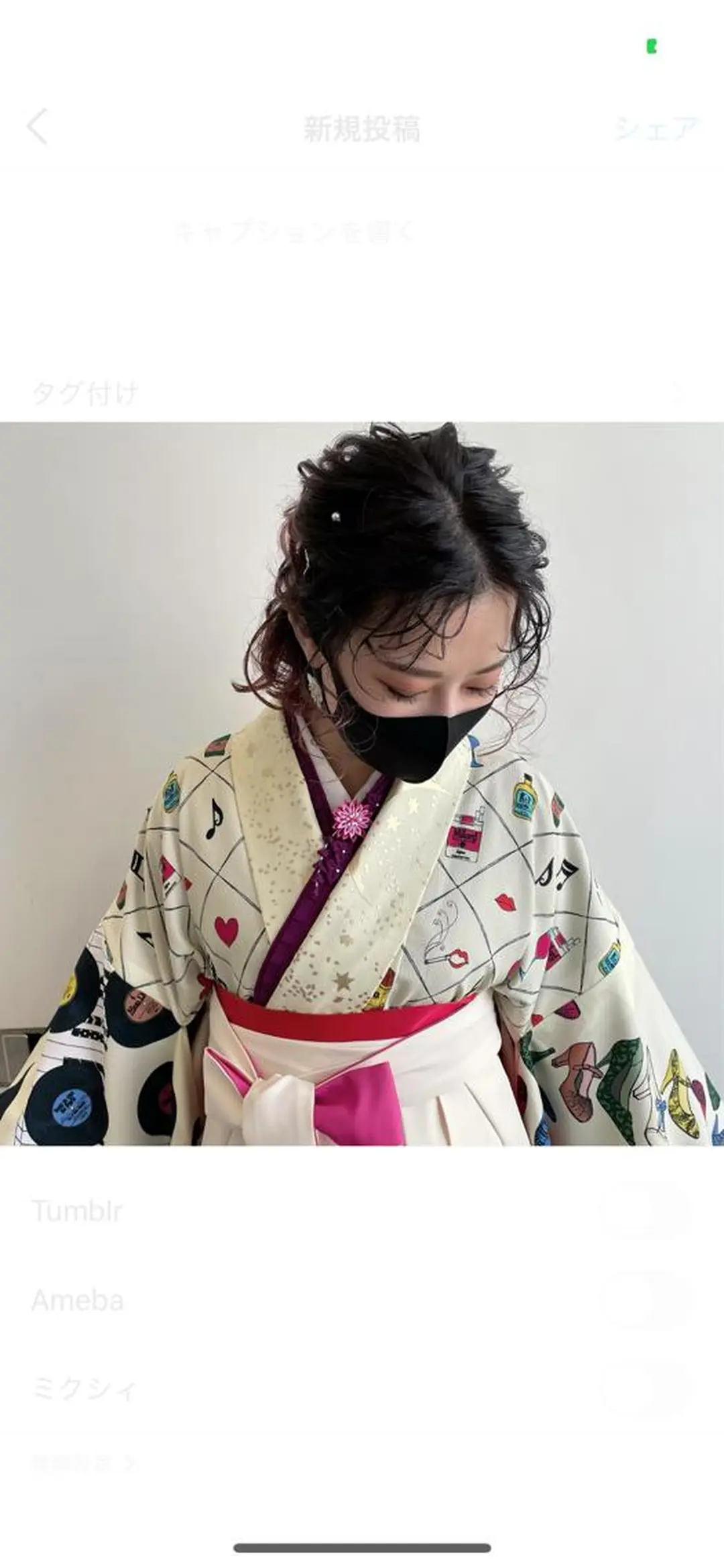 ミディアム ヘアメイク new meのヘアスタイル