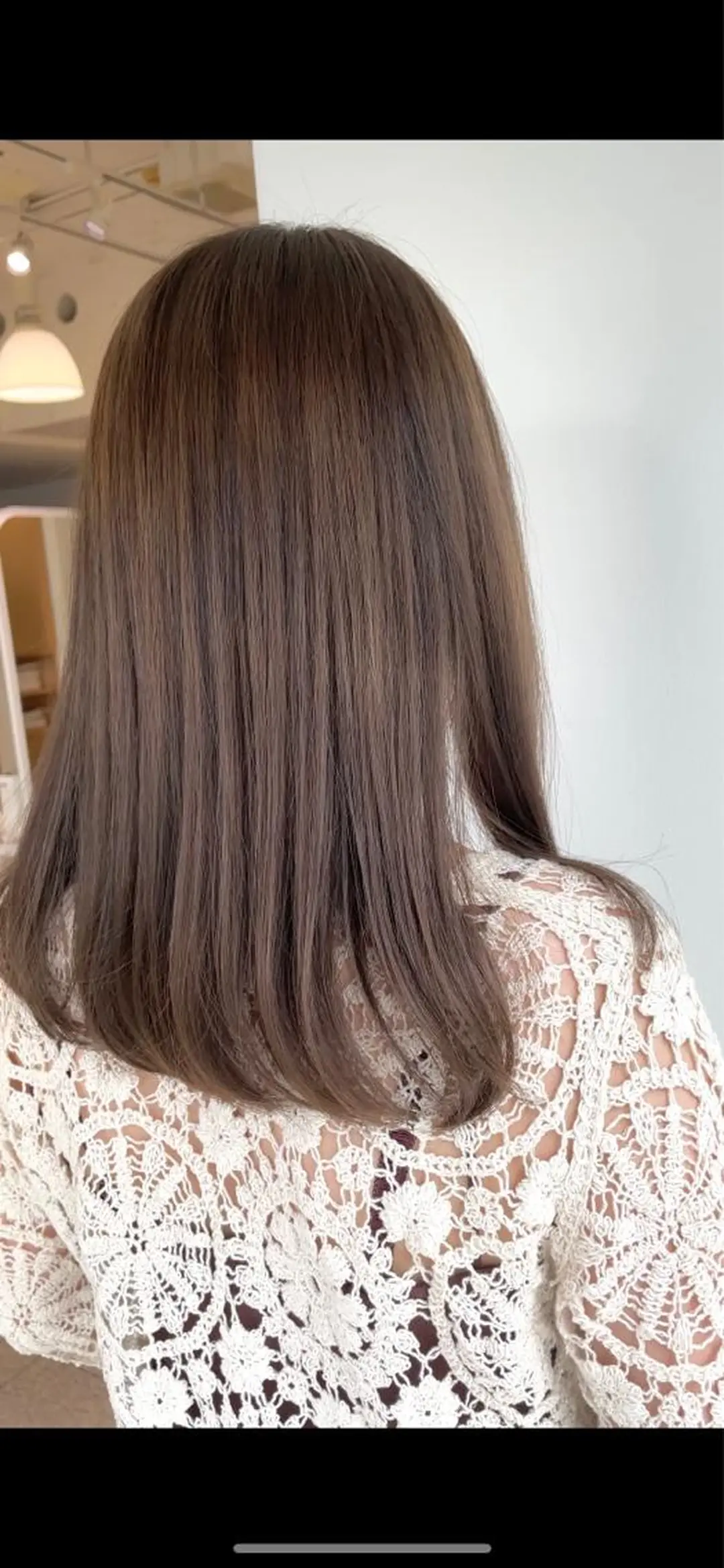 ミディアム 似合わせカット 迫留由弥のヘアスタイル