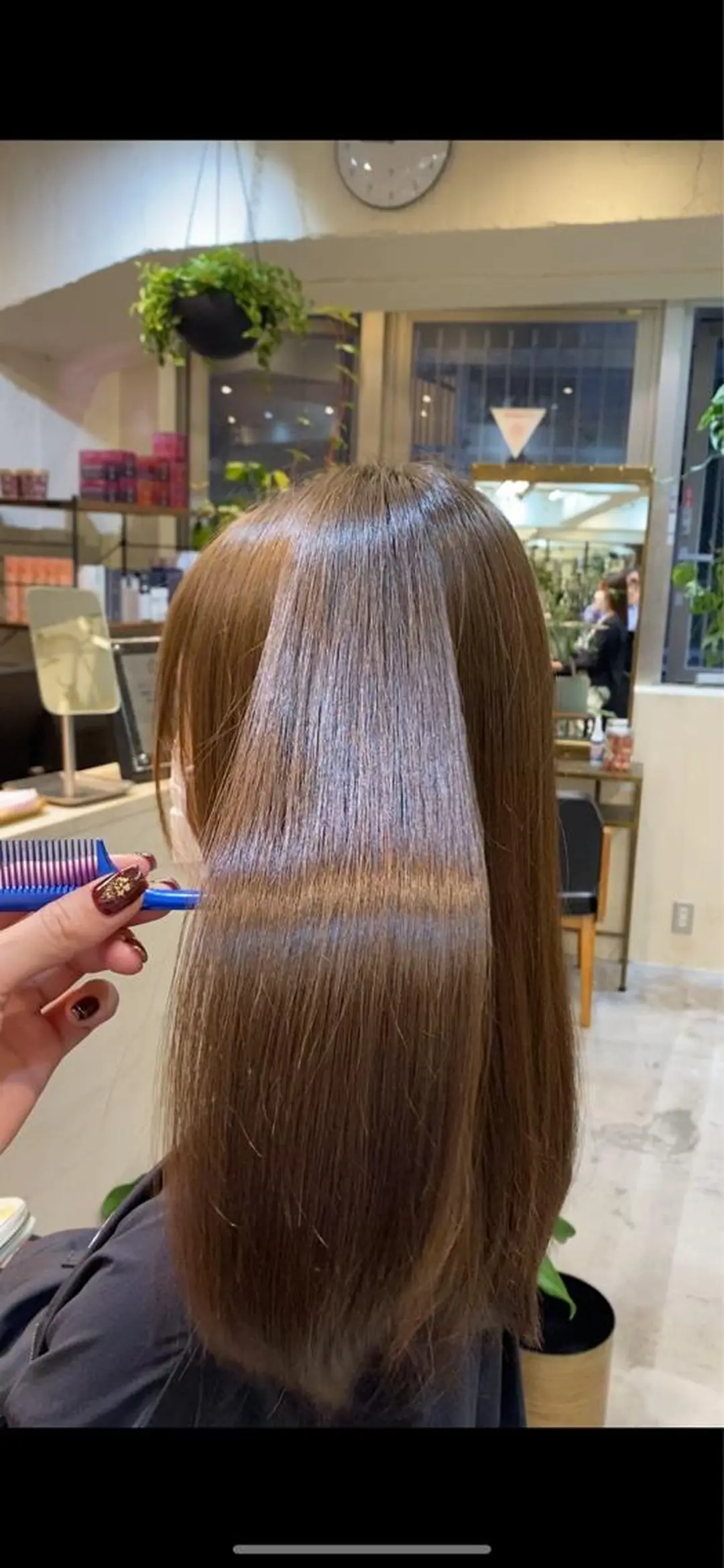 セミロング ハイライト/ブリーチ ／まなみ🤍のヘアスタイル