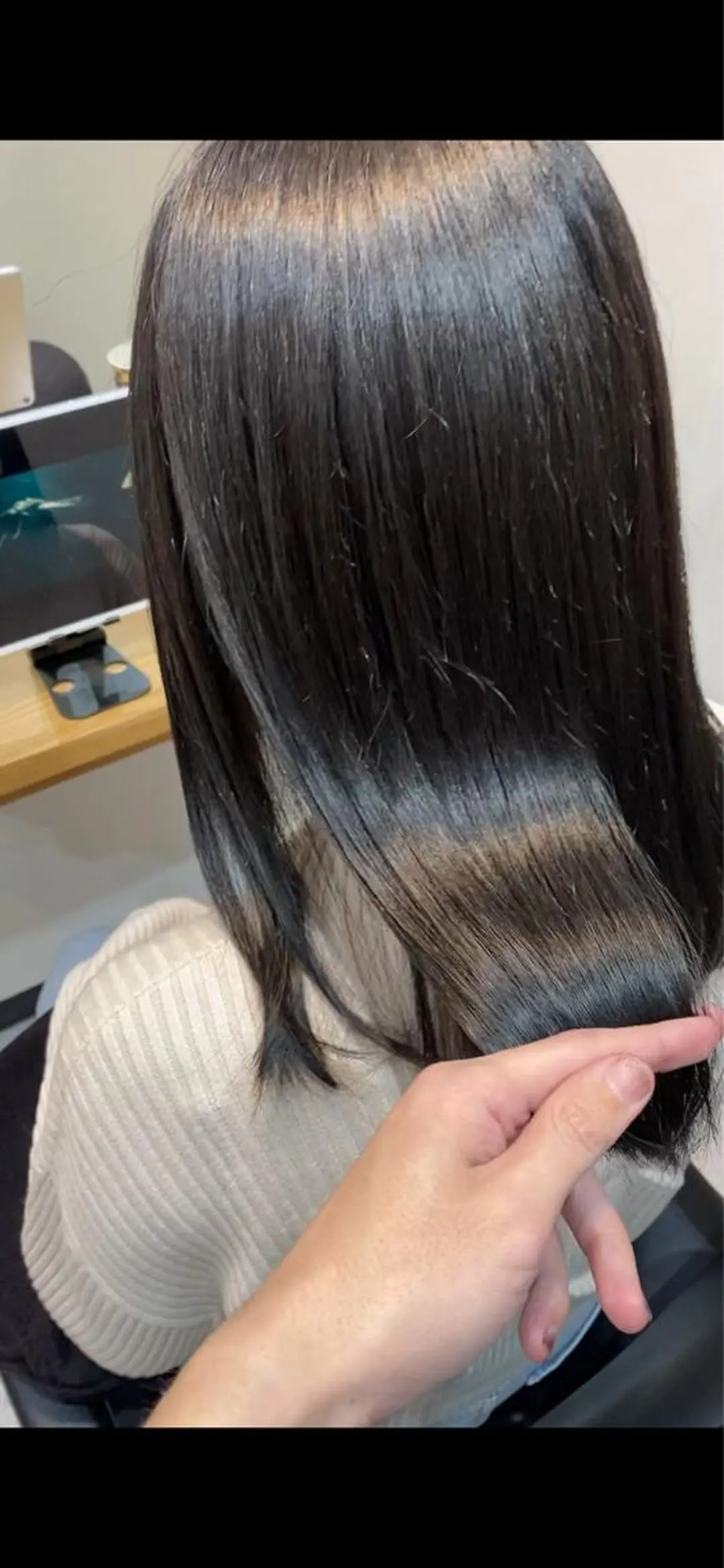 ミディアム カラー イルミナカラー トリートメント カット ヘアカラー トリートメント SALOWIN神戸三宮East店所属・【透明感、艶髪】西村 有司のヘアスタイル