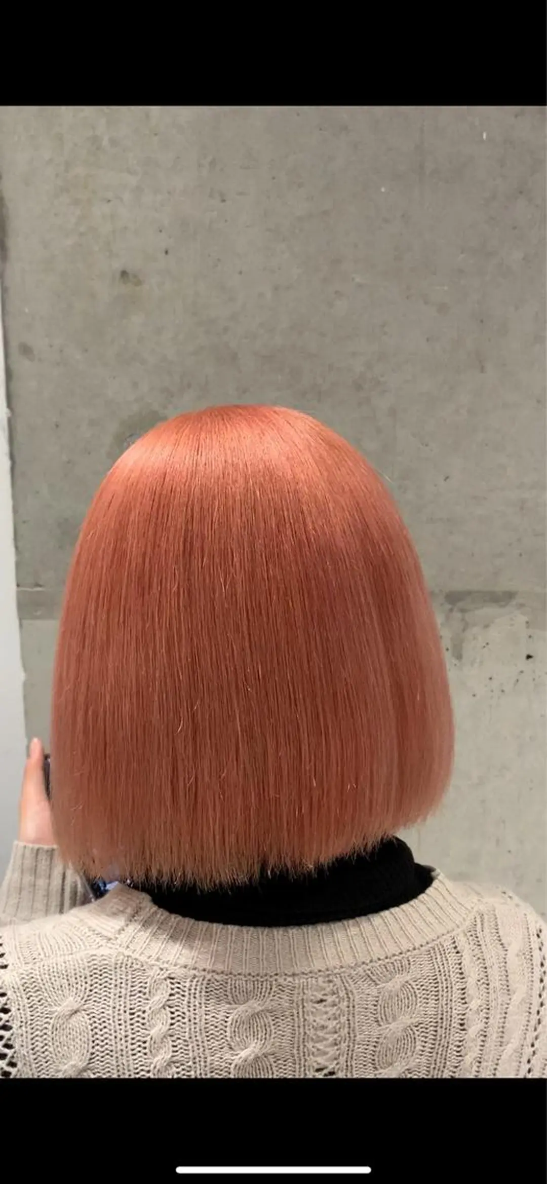 ミディアム カラー ブリーチ オレンジ オレンジピンク ピンクカラー カット ヘアカラー トリートメント サロウィン(SALOWIN)原宿iori店所属・れい🫧 ハイトーン特化のヘアスタイル