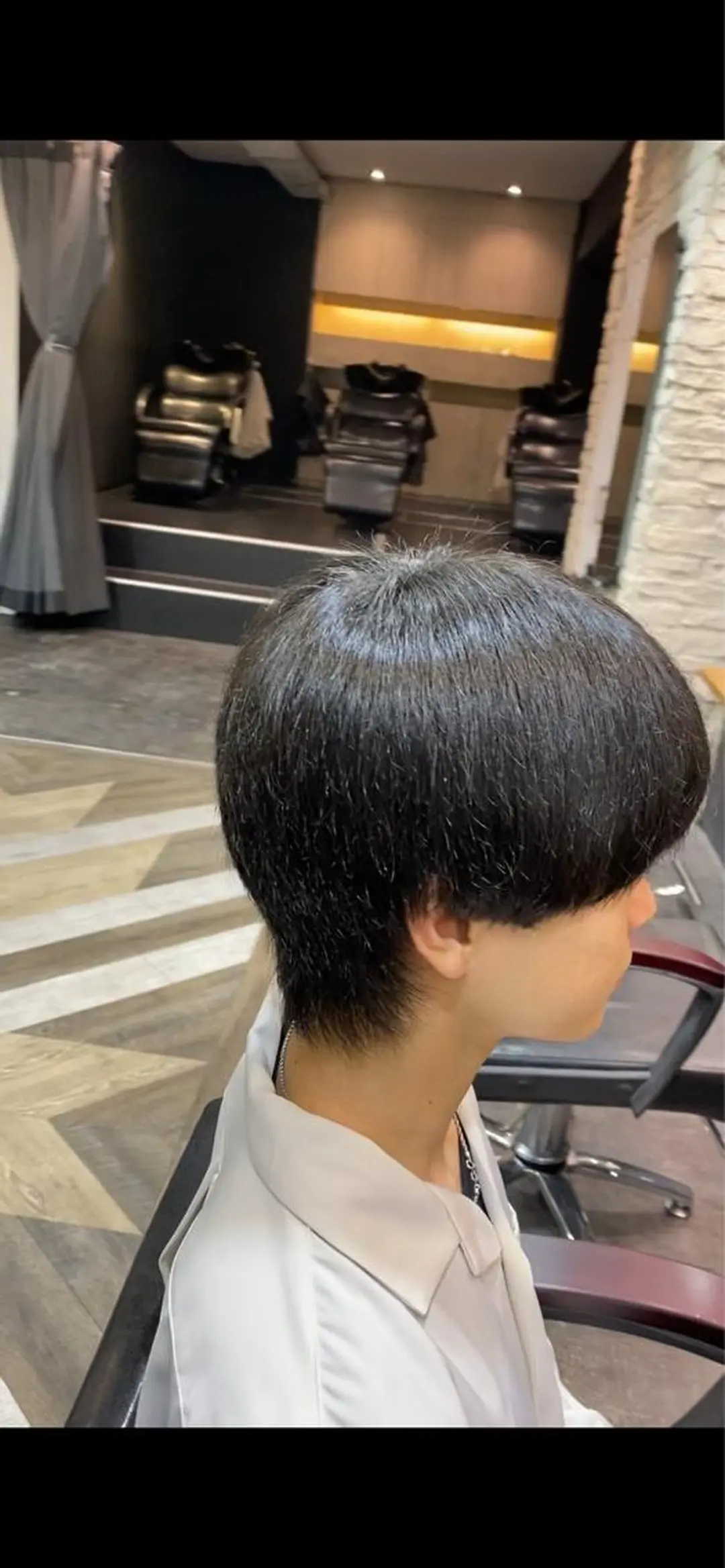 ショート ウルフカット メンズカット/ 沖縄市/村田亮太のヘアスタイル