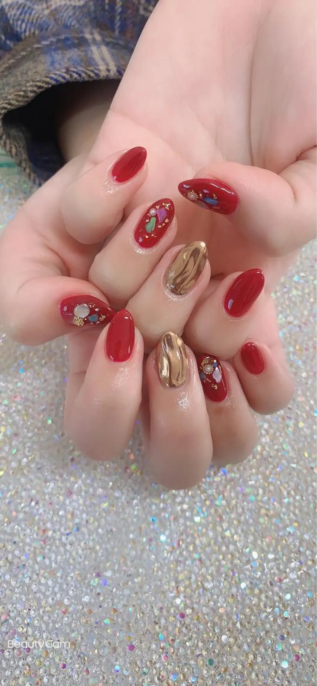 ネイル 成人式 ハンドネイル Ryoko Nailのネイルデザイン