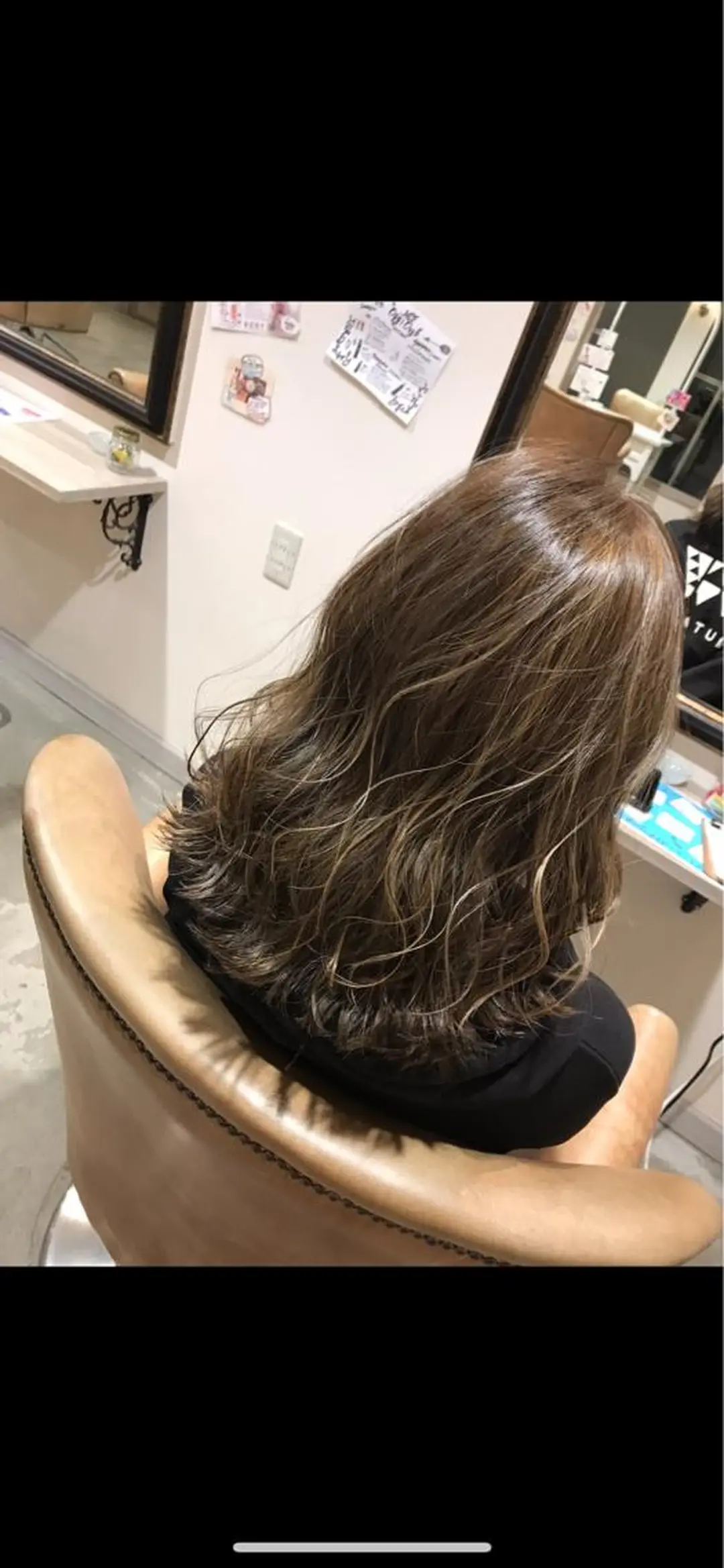 ミディアム カラー ヘアアレンジ ハイライトカラー ハイライト ヘアカラー トリートメント 韓国♡ハイライト ♡YURIのヘアスタイル