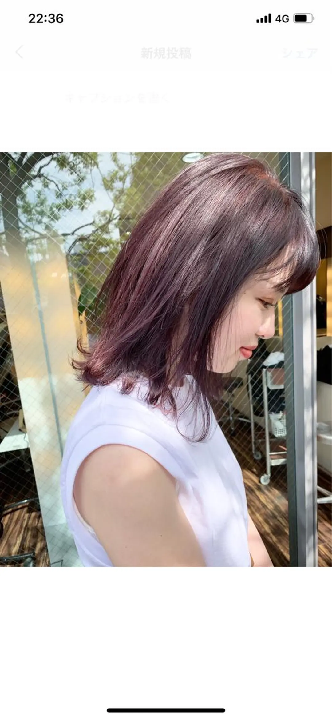 ミディアム カラー ラベンダーカラー 髪質改善サロン 心斎橋ARCHEのヘアスタイル