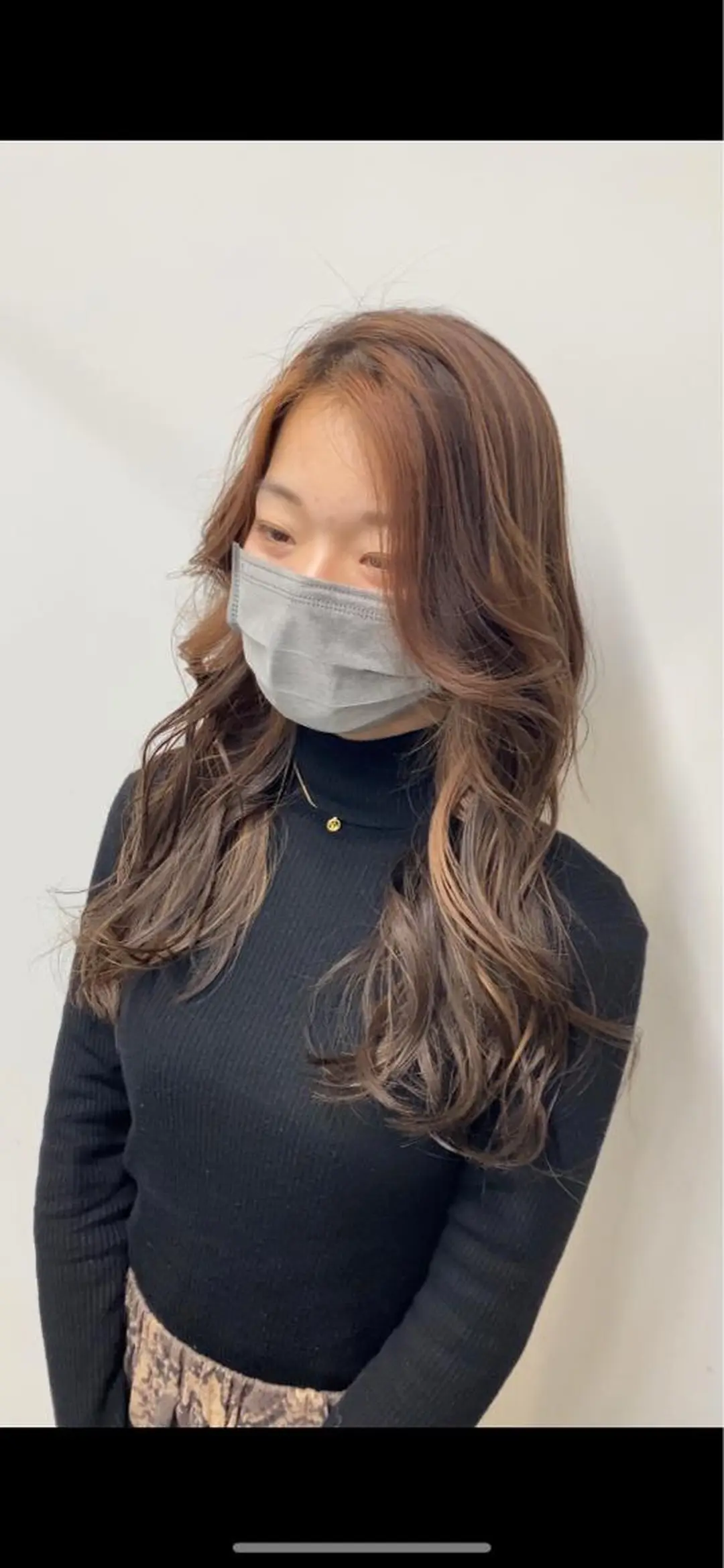 セミロング カラー ブリーチ デザインカラー ハイトーンカラー 似合わせカット ウルフカット 梅田l大人韓国ヘア レイヤー×艶カラーのヘアスタイル