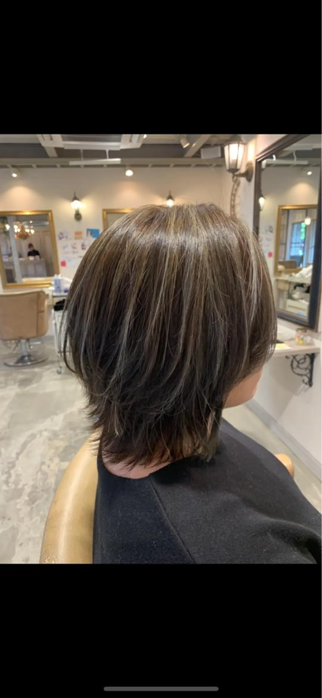 ショート カラー パーマ ヘアアレンジ キッズ ネイル マツエク・マツパ グレージュ ハイライトカラー ハイライト ヘアカラー トリートメント 韓国♡ハイライト ♡YURIのヘアスタイル