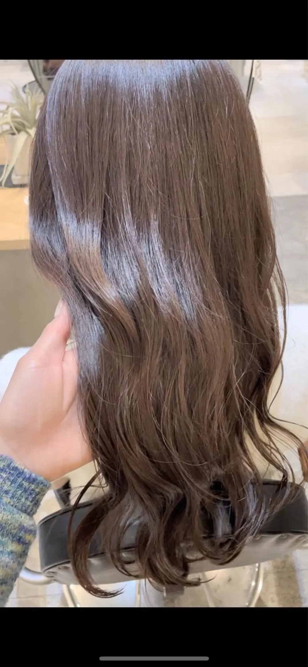 ロング カラー ベージュカラー 透明感カラー シアーベージュ 💘韓国レイヤー上 品カラーruru💘のヘアスタイル