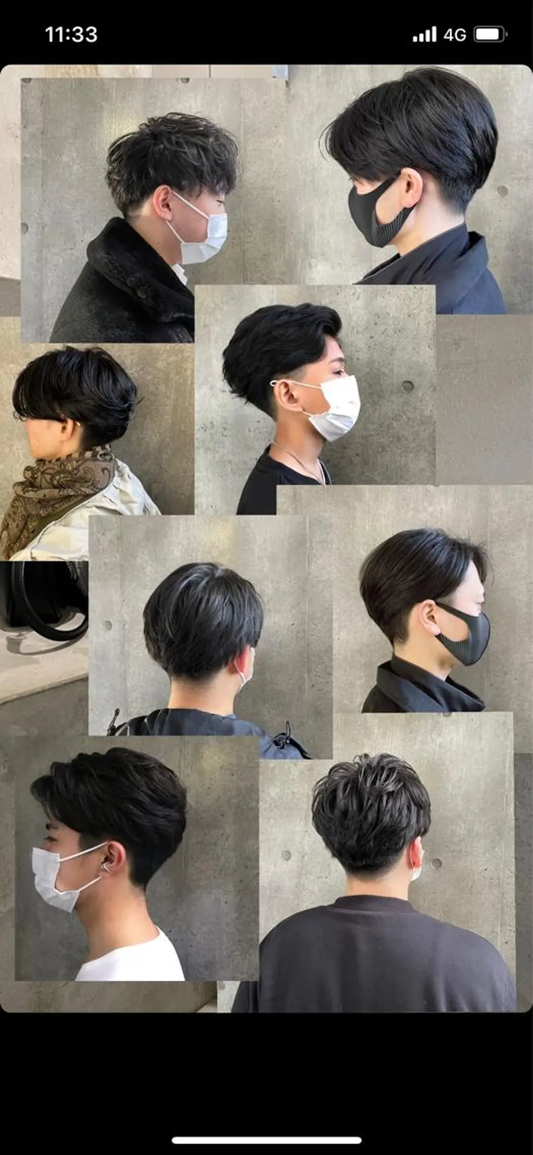 ショート メンズ もりたみかこ 美容師お休み中のヘアスタイル