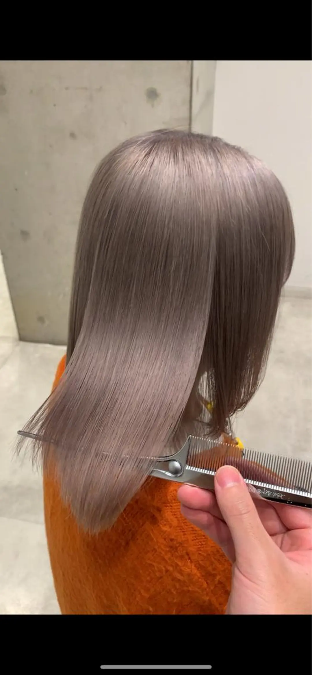 セミロング カラー カット ヘアカラー トリートメント れい🫧 ハイトーン特化のヘアスタイル