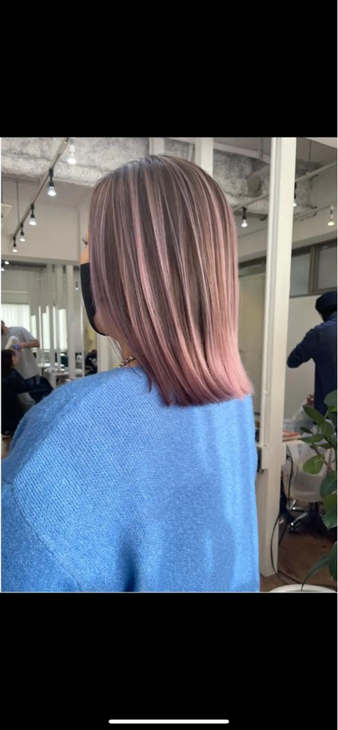 ミディアム ヘアカラー 水原　悠吾 ELISS　ブリーチのヘアスタイル