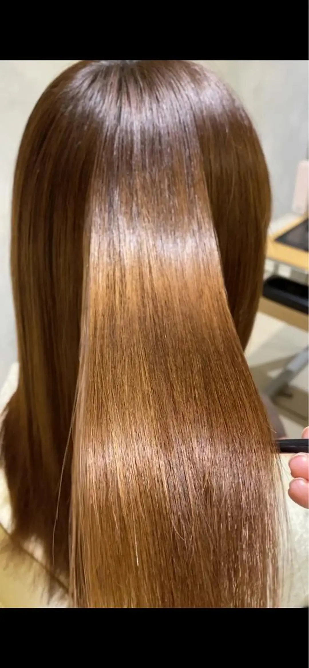 ロング 酸性ストレート 美髪ストレート AOYAGIのヘアスタイル