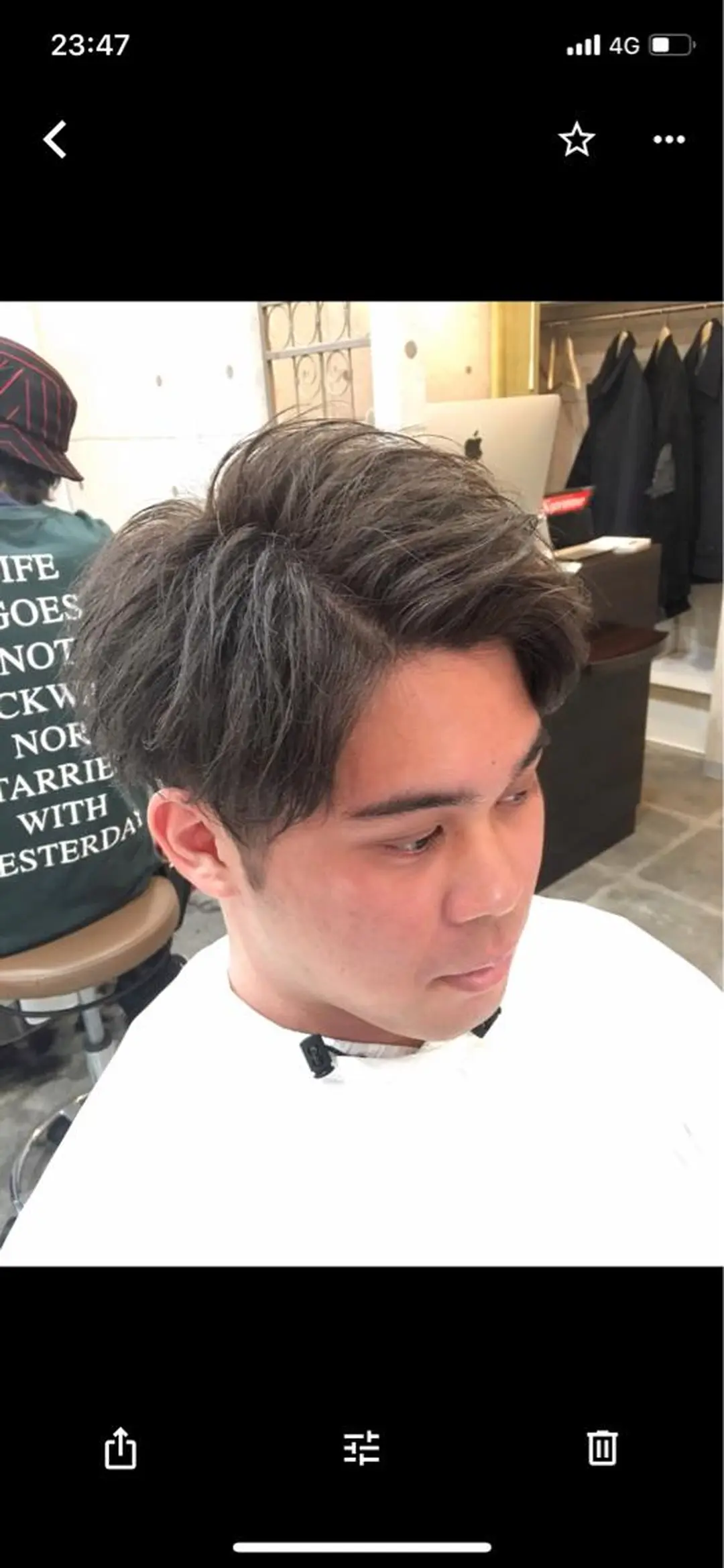 メンズ アップバング 七三 FLAVA所属・佐藤 智弘のヘアスタイル