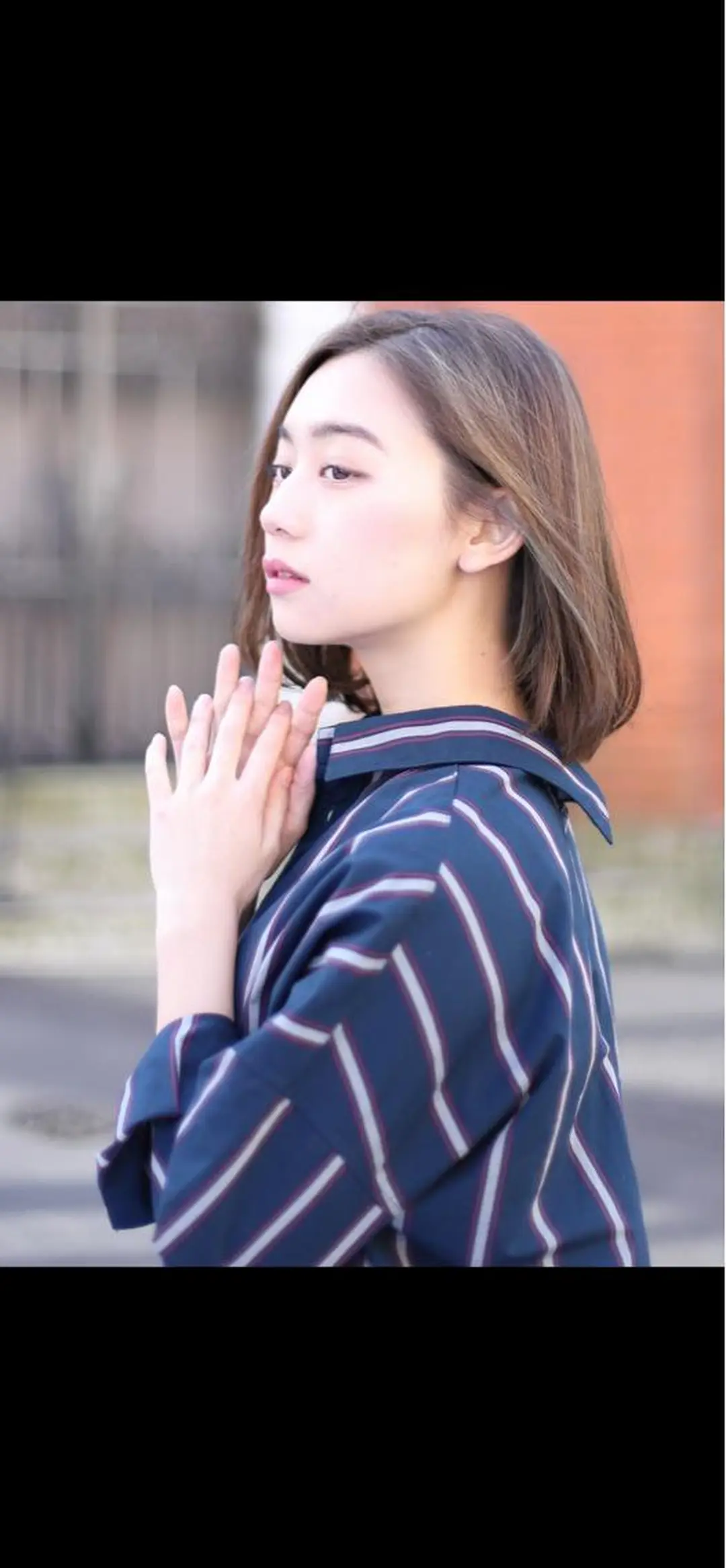 ミディアム カラー 黒崎 勝巳のヘアスタイル