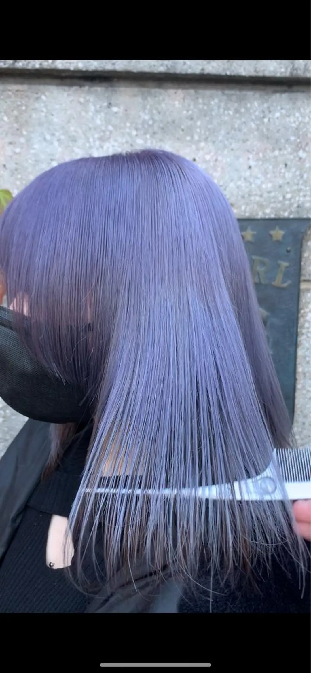 ミディアム カラー カット ヘアカラー トリートメント れい🫧 ハイトーン特化のヘアスタイル