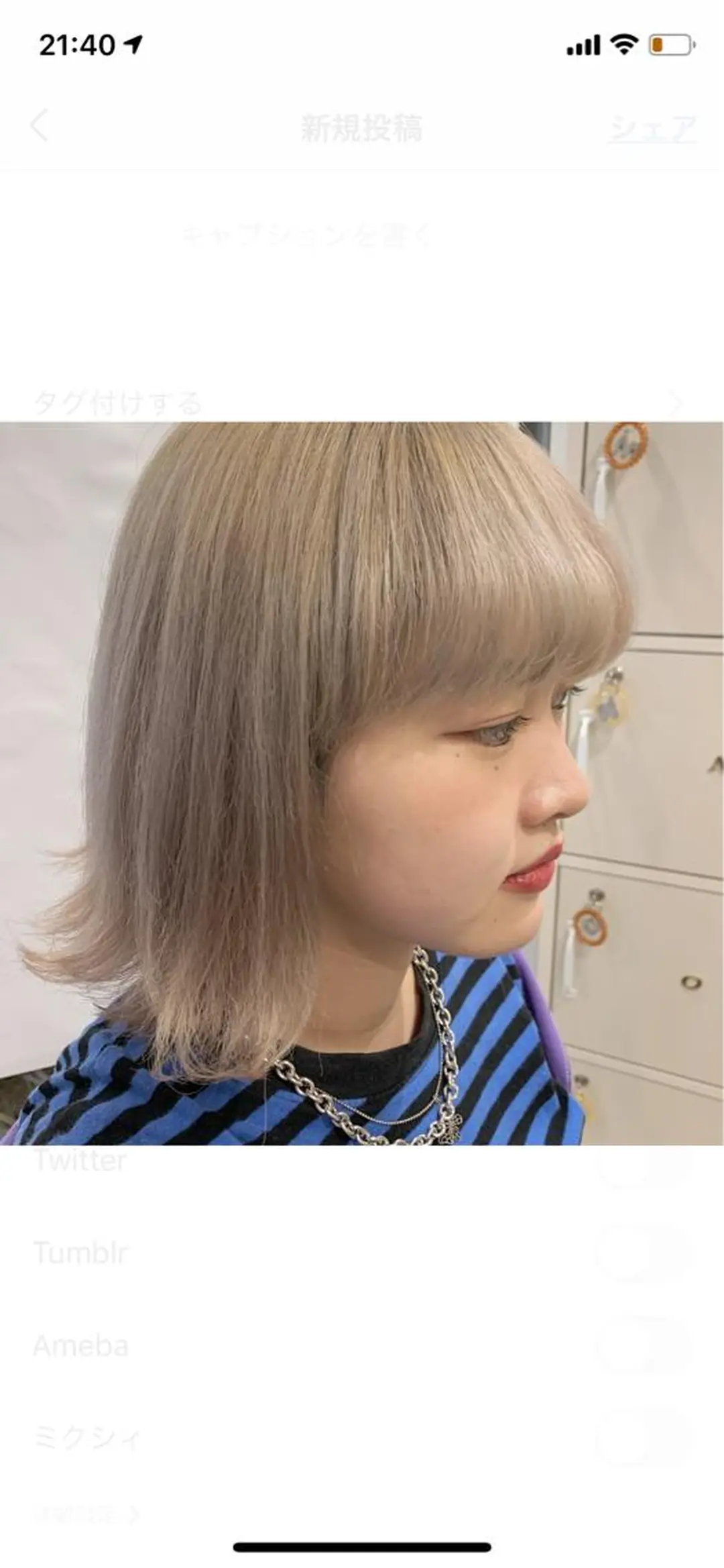 カラー ヤマダ サクラのヘアスタイル