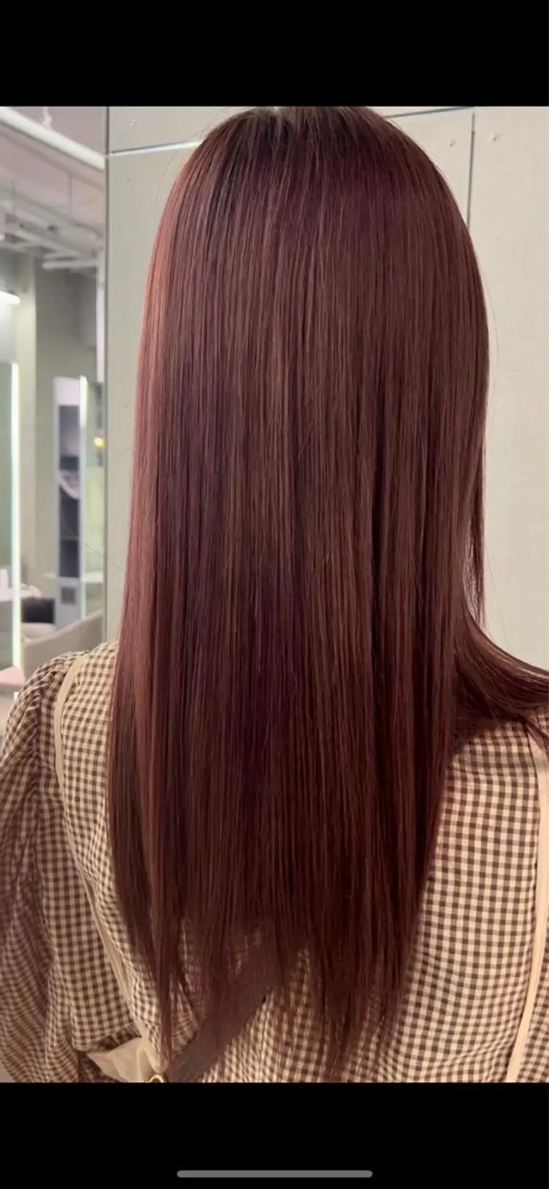 ロング カラー ヘアアレンジ 寺澤 花梨のヘアスタイル