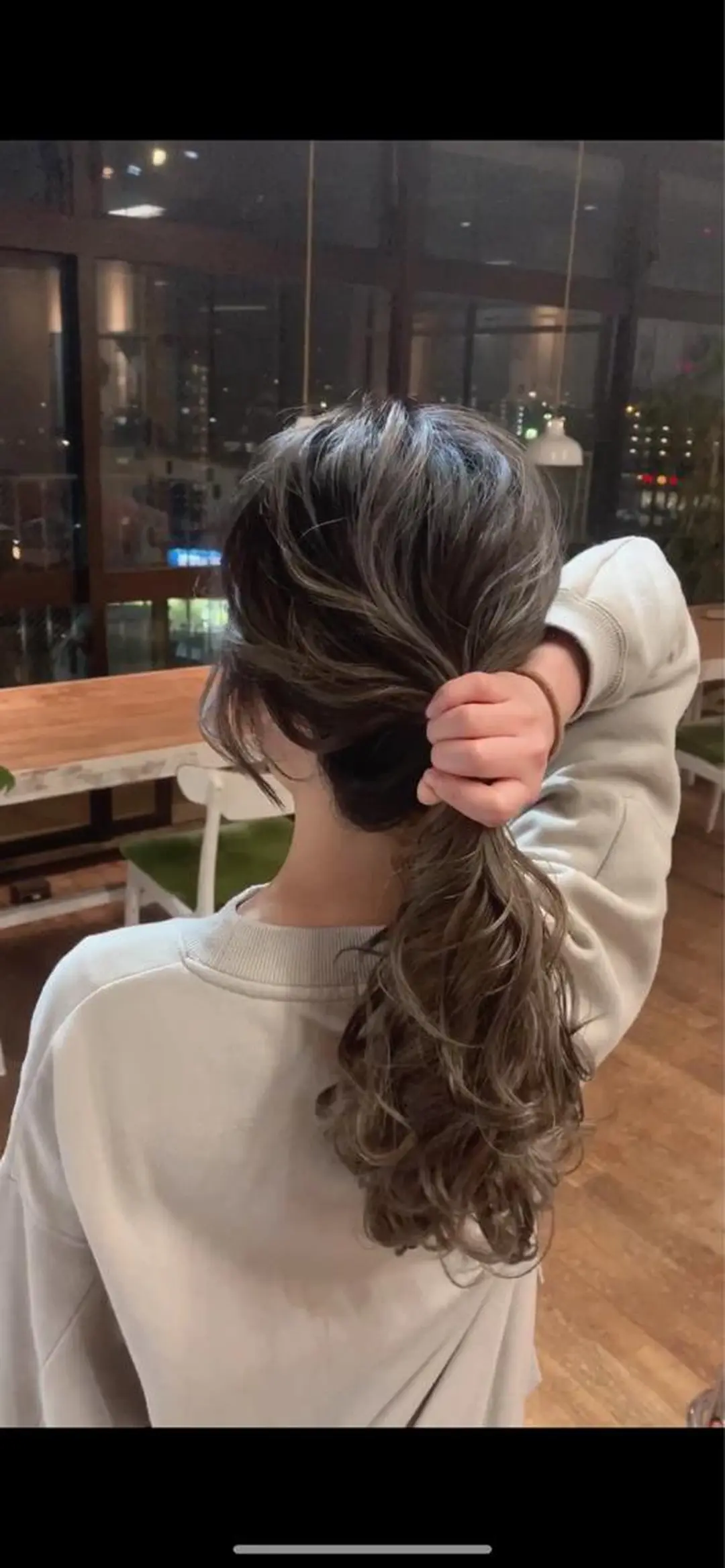 カラー バレイヤージュ ハイライトカラー 石井辰功也 フリーランス美容師のヘアスタイル