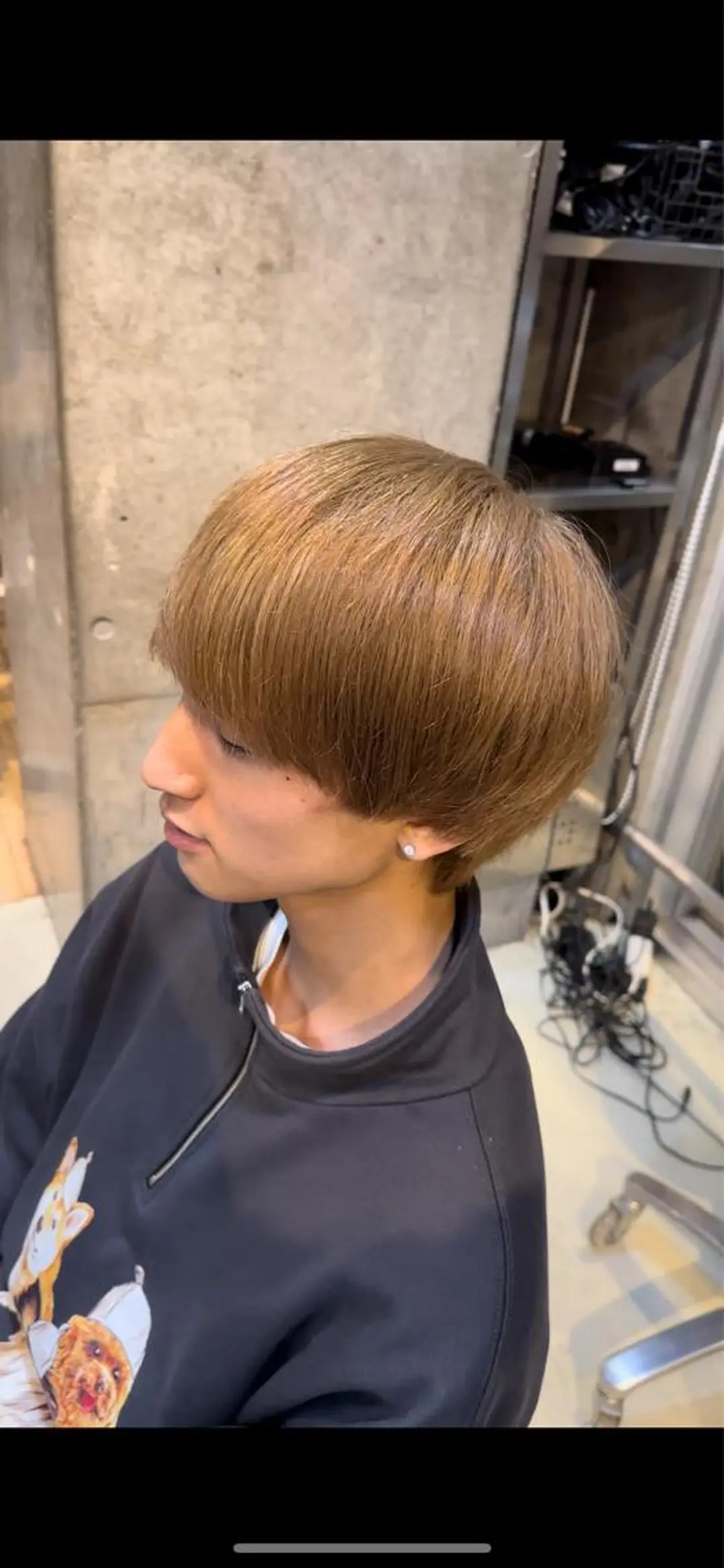 カラー メンズ ベージュカラー ミルクティーベージュ ✂渋谷メンズ特化 まさとのヘアスタイル