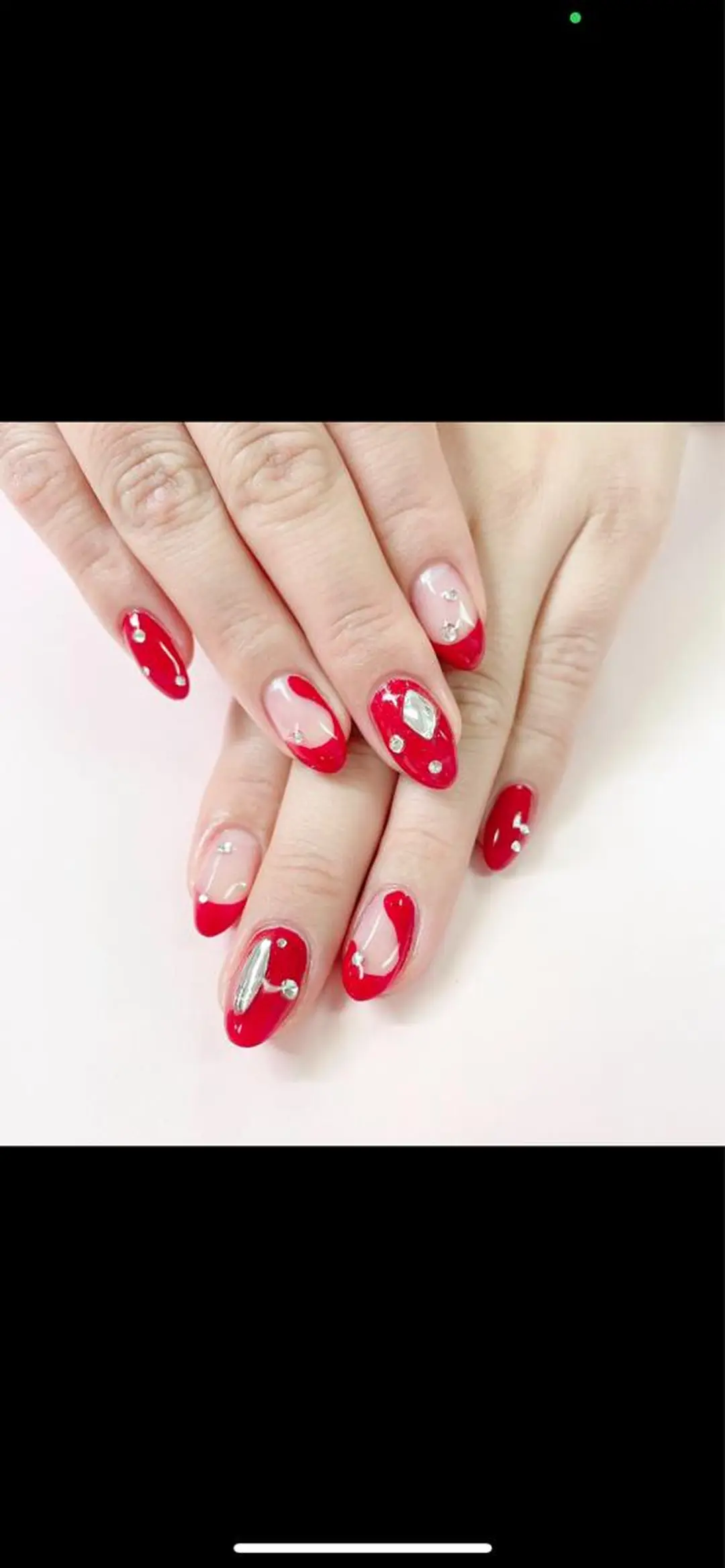 ネイル 冬ネイル クリスマス ハンドネイル 大阪福島韓国束感まつ げ Sayaka🤍のマツエク・マツパデザイン