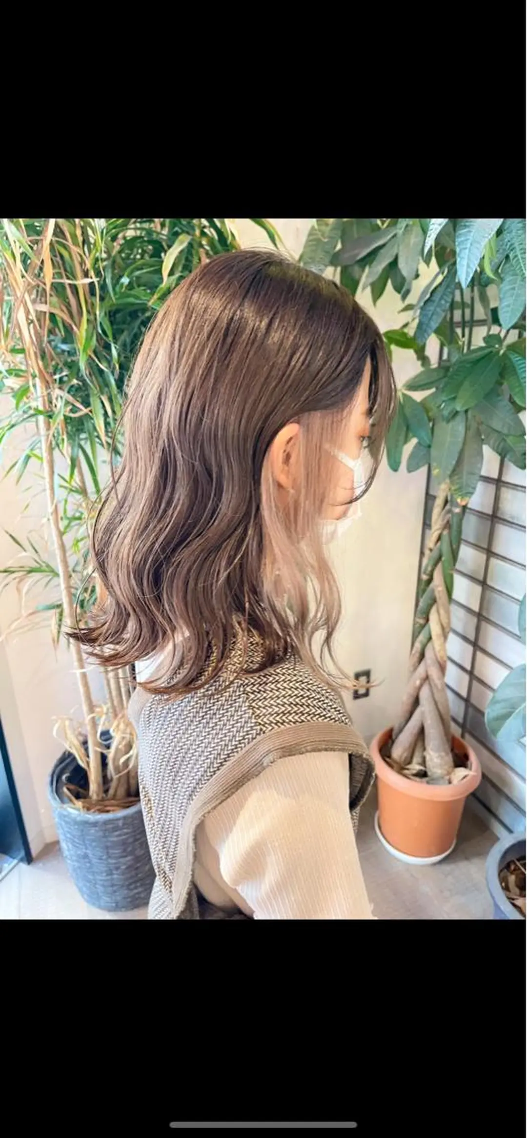 ロング カット ヘアカラー トリートメント EIGHTSOL博多 筑紫口店 溝口里穂のヘアスタイル