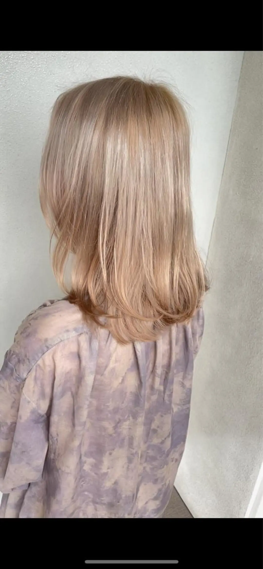 ミディアム ヘアカラー トリートメント マツノ ユウキのヘアスタイル