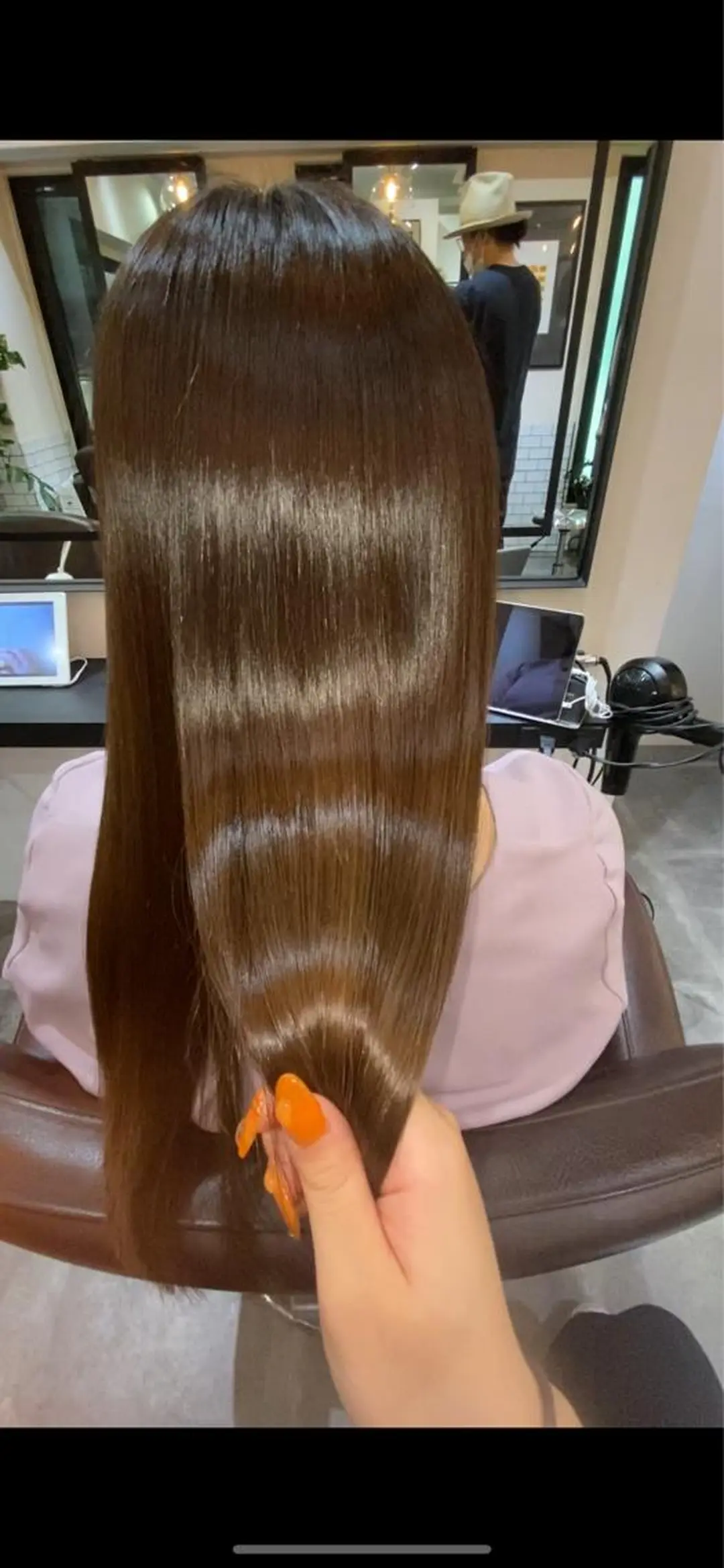 ロング 髪質改善 トリートメント カット トリートメント 美髪✨髪質改善 &艶カラーmanaeのヘアスタイル