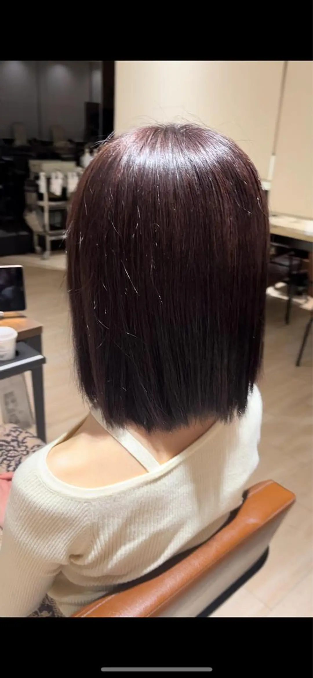 ミディアム カラー ブラウンカラー ラベンダーカラー ラベンダーブラウン レイヤー/韓国ヘア /LILICAのヘアスタイル