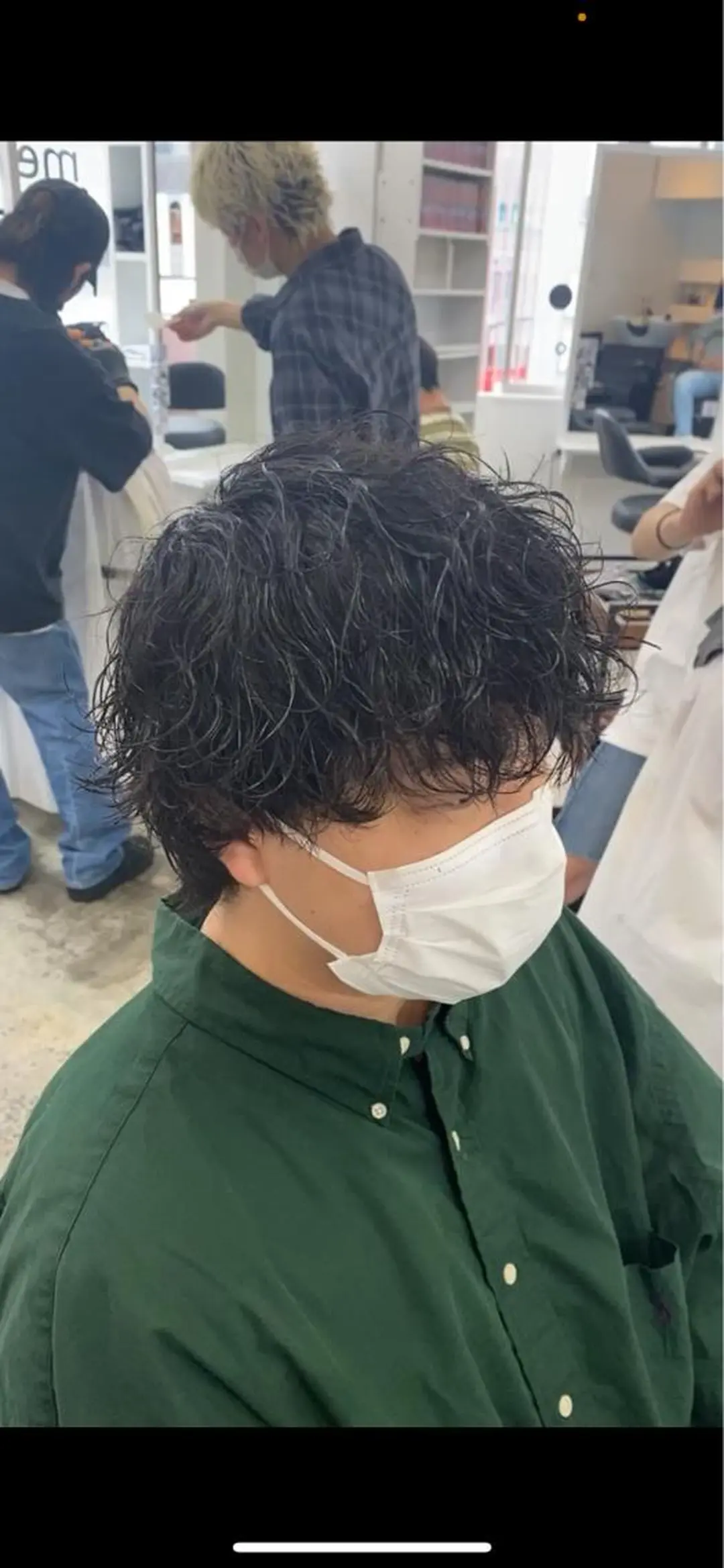 ショート パーマ メンズ メンズパーマ スパイラルパーマ カット パーマ dot.グループ指名 No.1橋本滉太のヘアスタイル