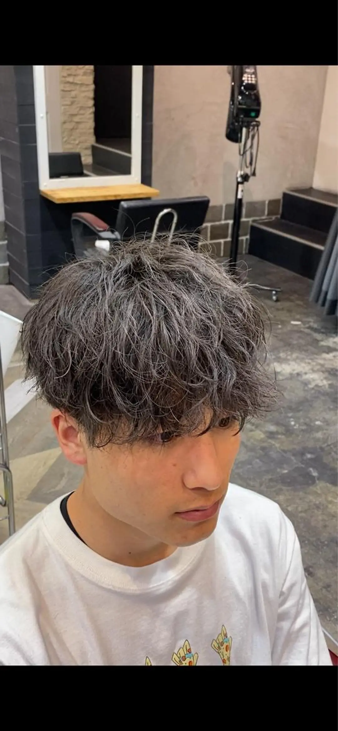 ショート パーマ メンズカット/ 沖縄市/村田亮太のヘアスタイル
