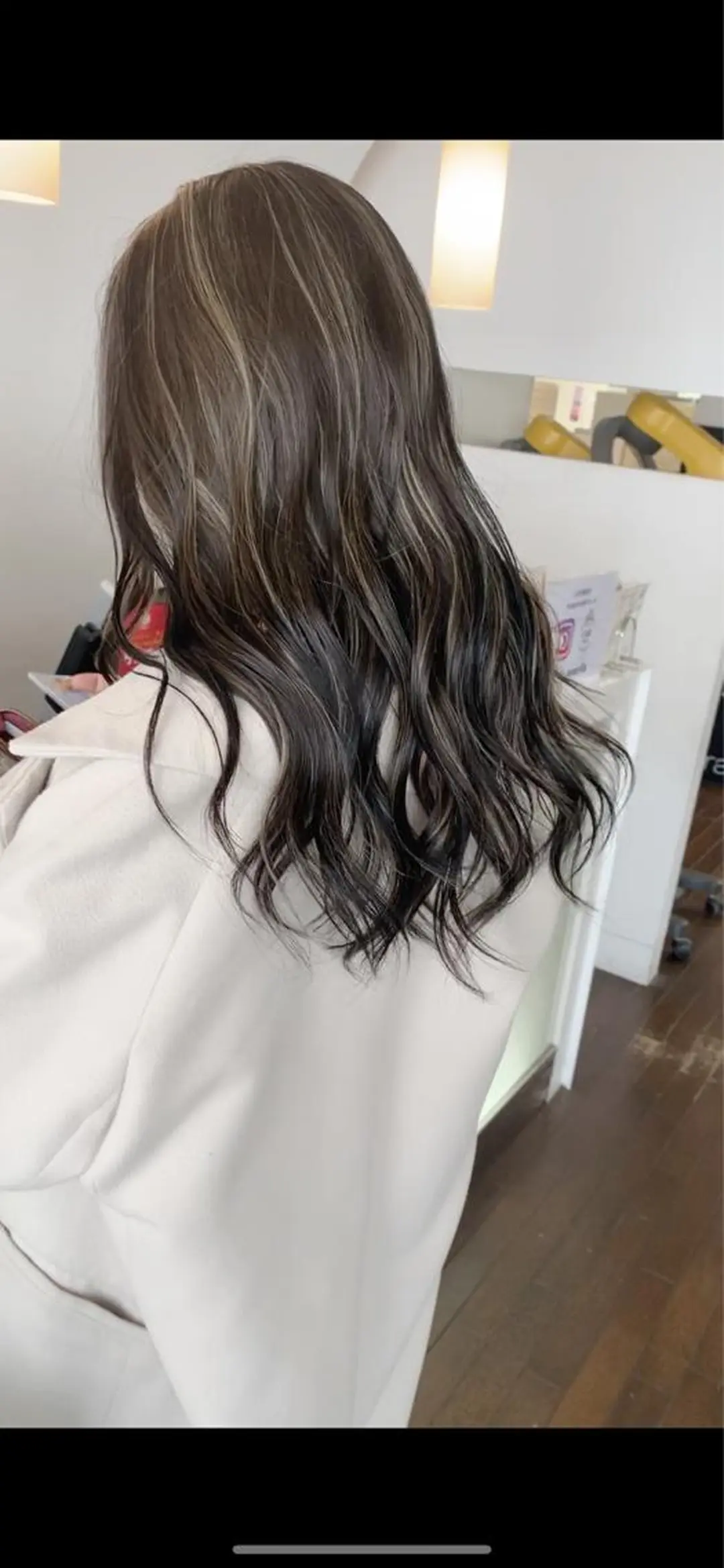 セミロング ハイライト 心斎橋なんば 大野竜輝のヘアスタイル