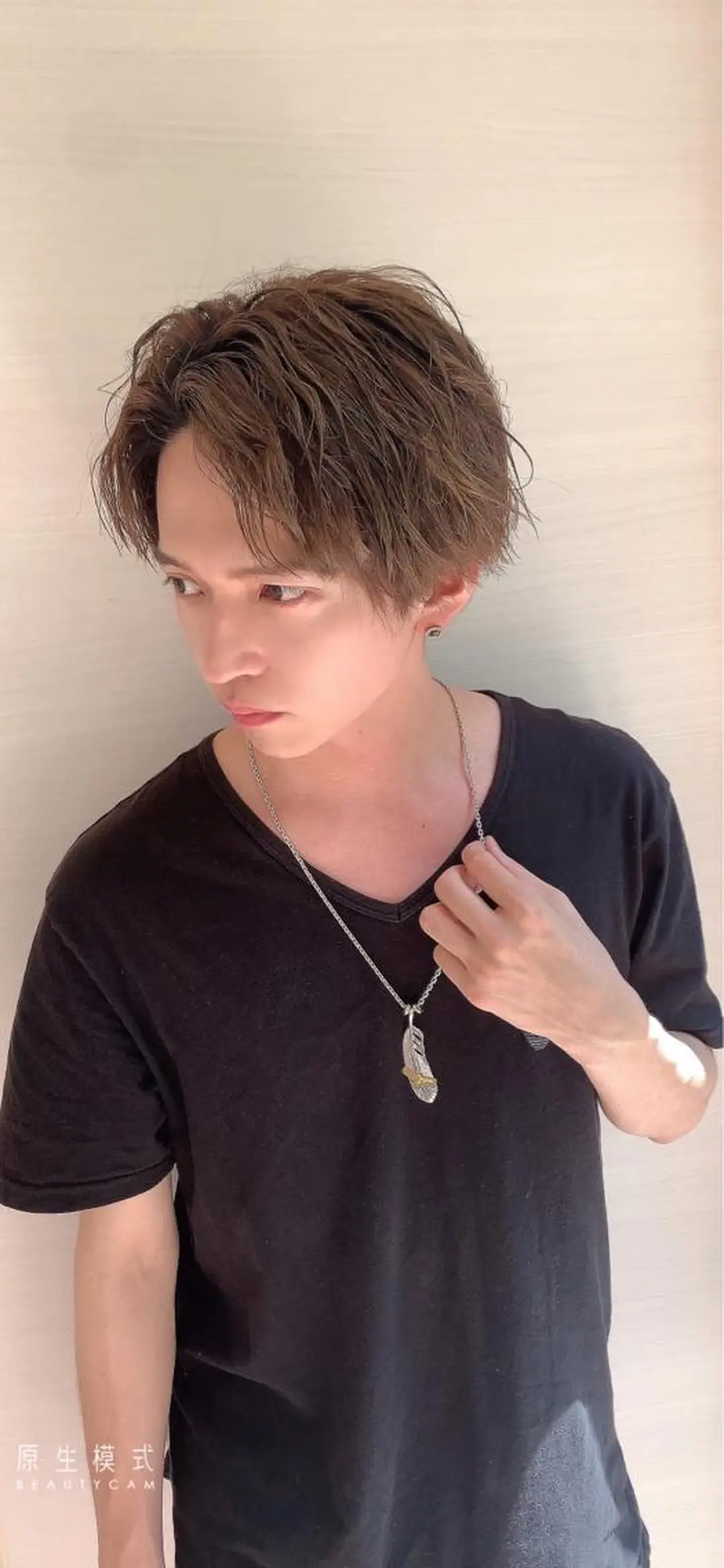 ショート パーマ メンズ 守屋 寿哉のヘアスタイル