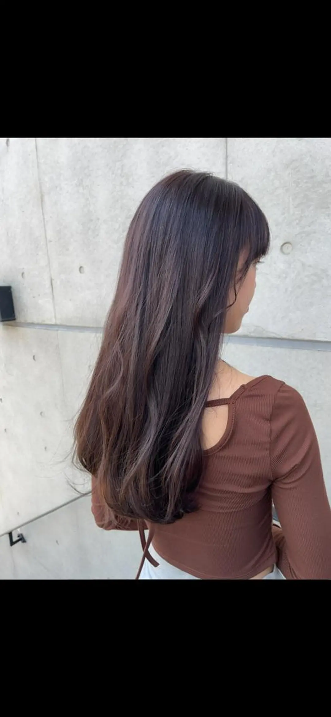 ロング カラー イルミナカラー 三浦 仁美のヘアスタイル