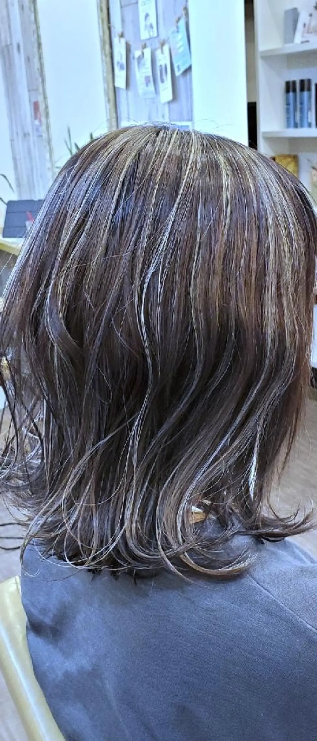 ミディアム 【ハイライトに自信】 福田 将太のヘアスタイル