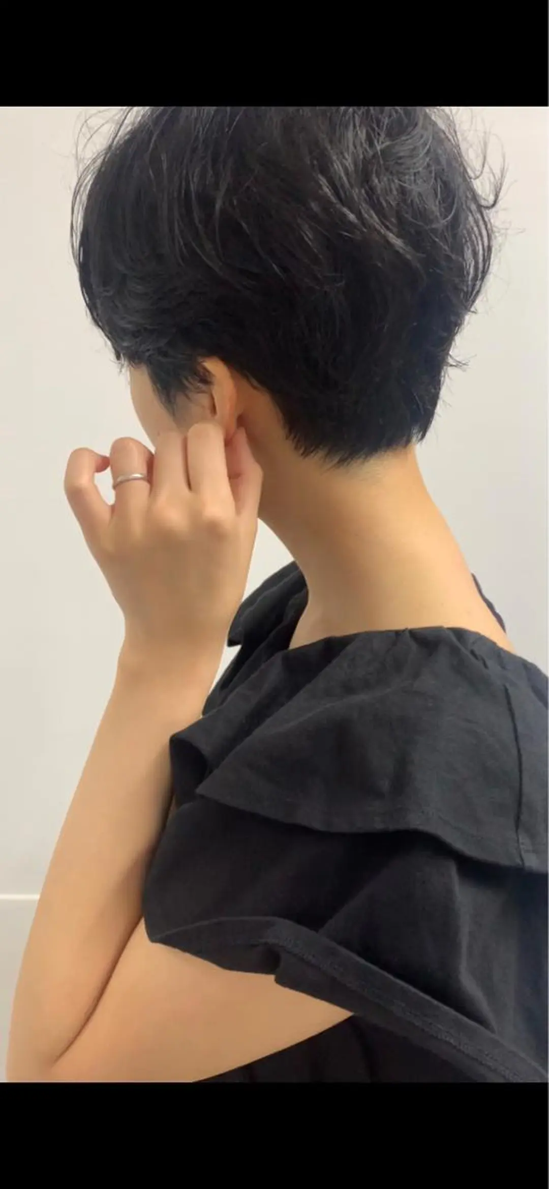 ショート ショートヘア カット トリートメント パウダーテラ所属・槇 あかねのヘアスタイル