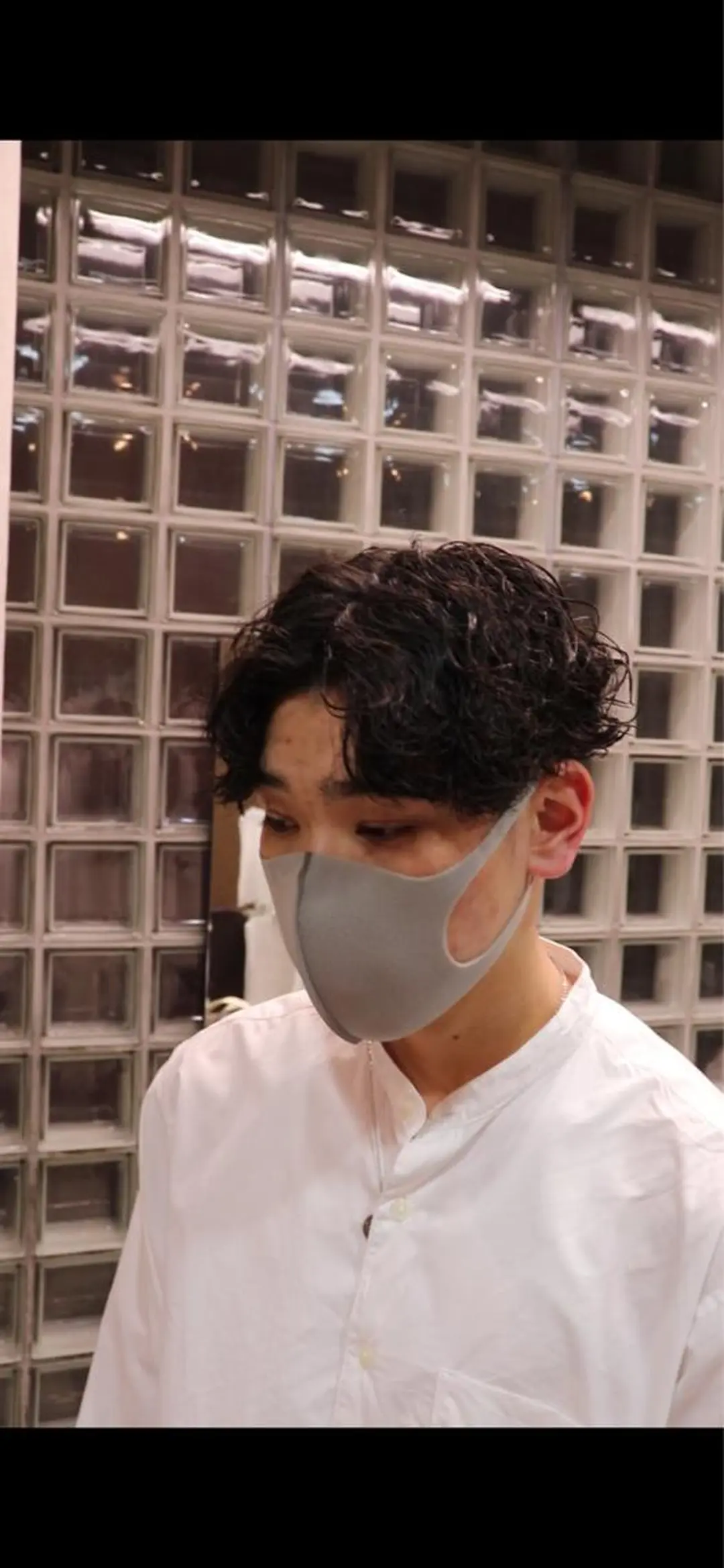 ショート パーマ メンズ センターパート メンズパーマ 波巻きパーマ 🌀パーマ特化 美容師🌀/しゅんのヘアスタイル