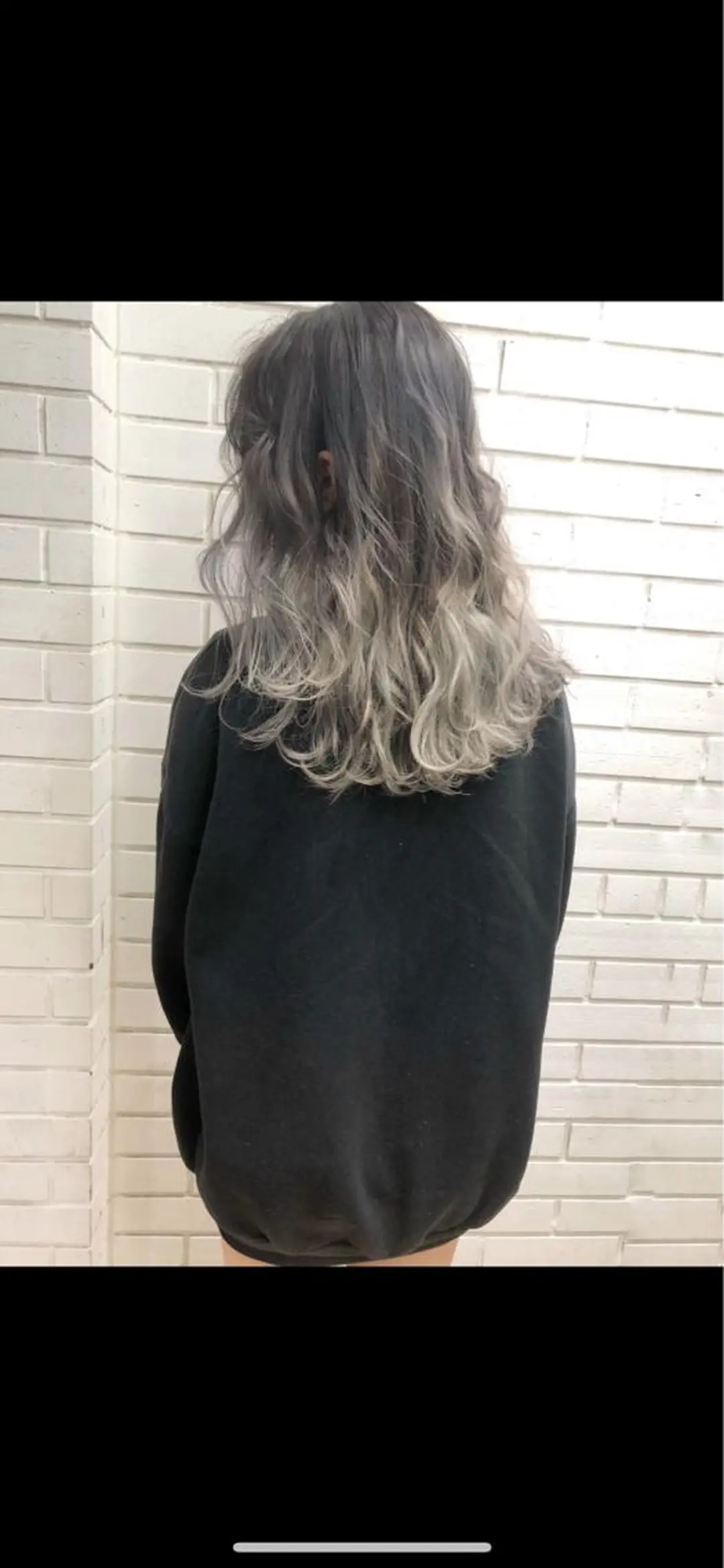 ロング 顔まわり／髪質改 善／白髪ぼかし／中山のヘアスタイル